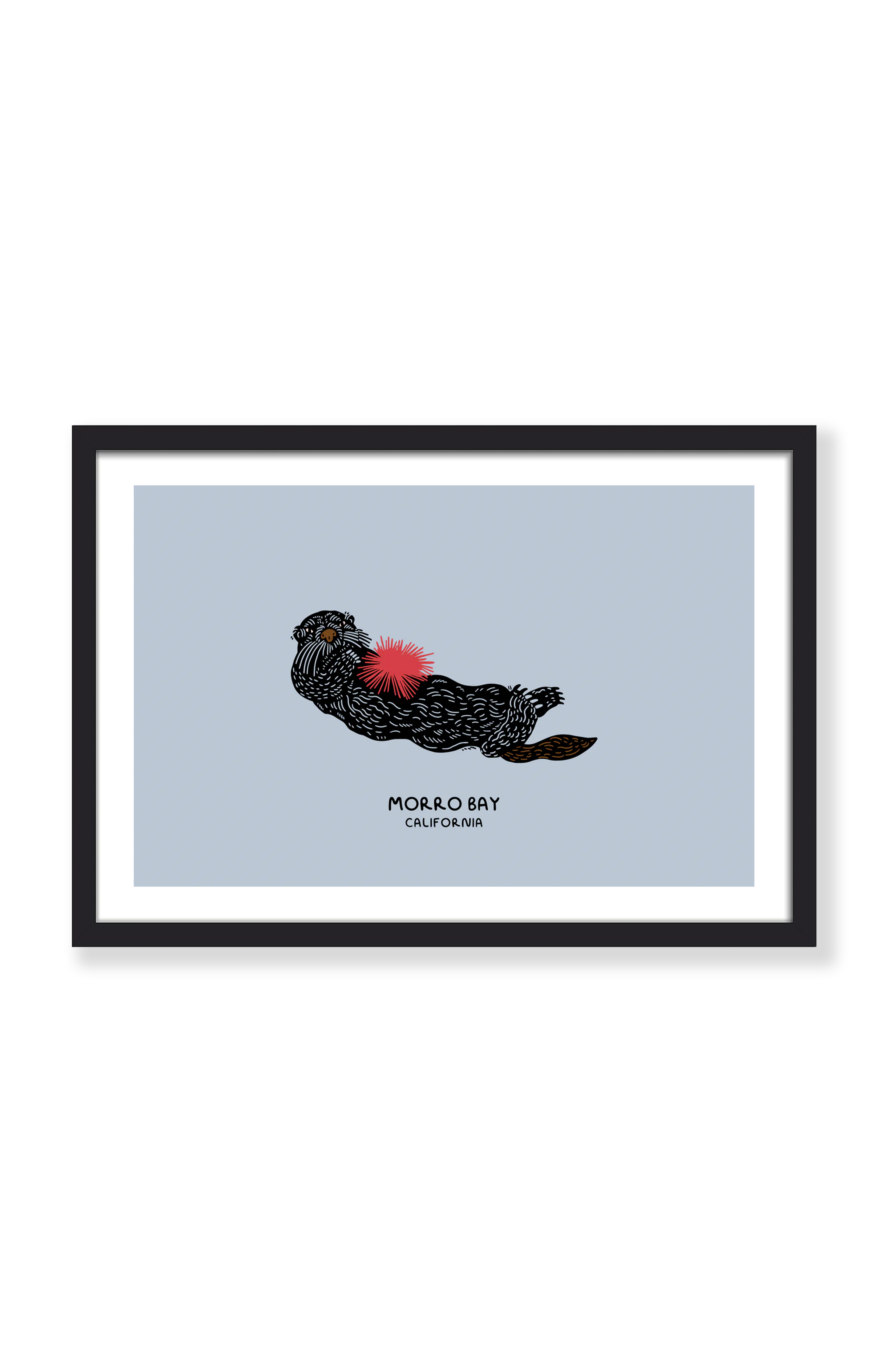 MORRO BAY OTTER PRINT