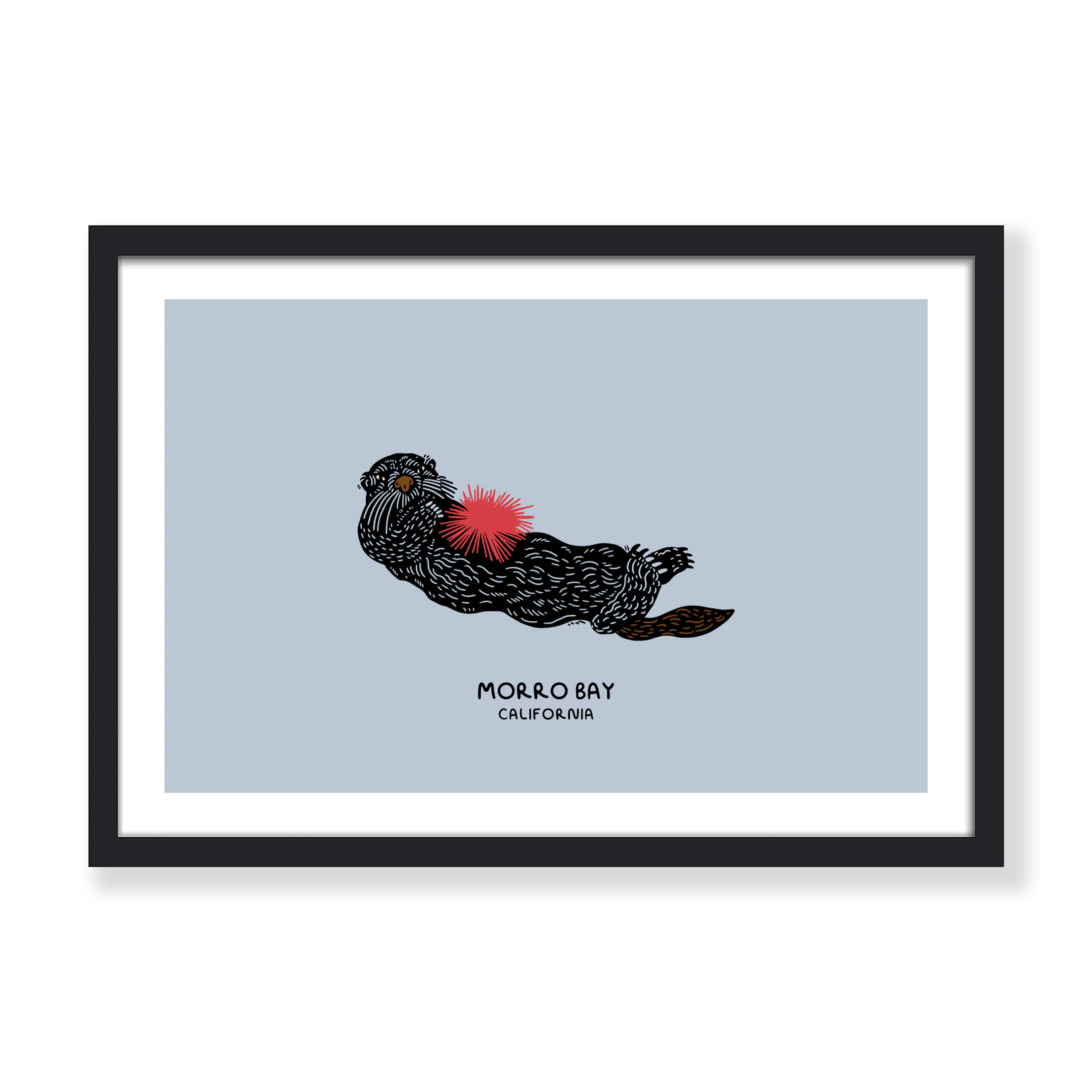 MORRO BAY OTTER PRINT
