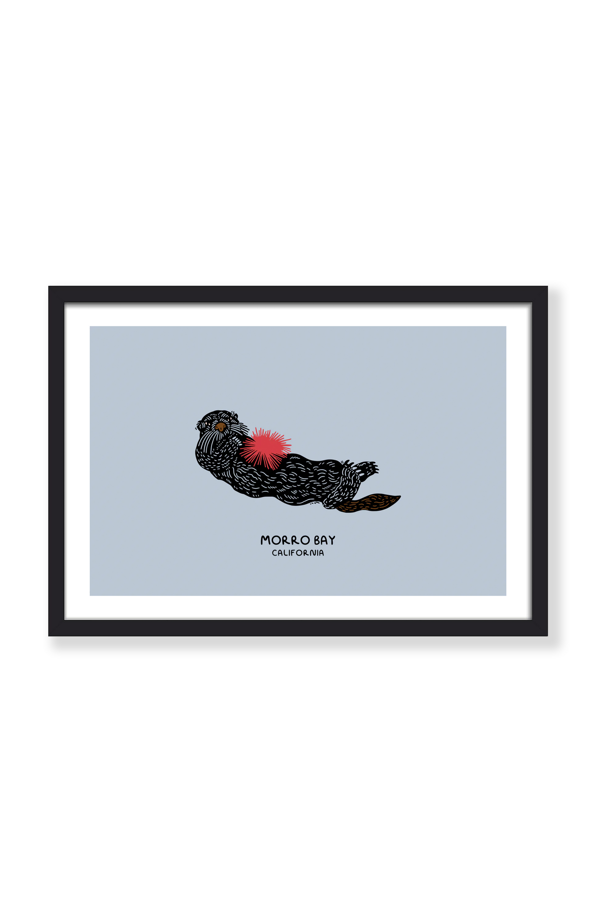 MORRO BAY OTTER PRINT