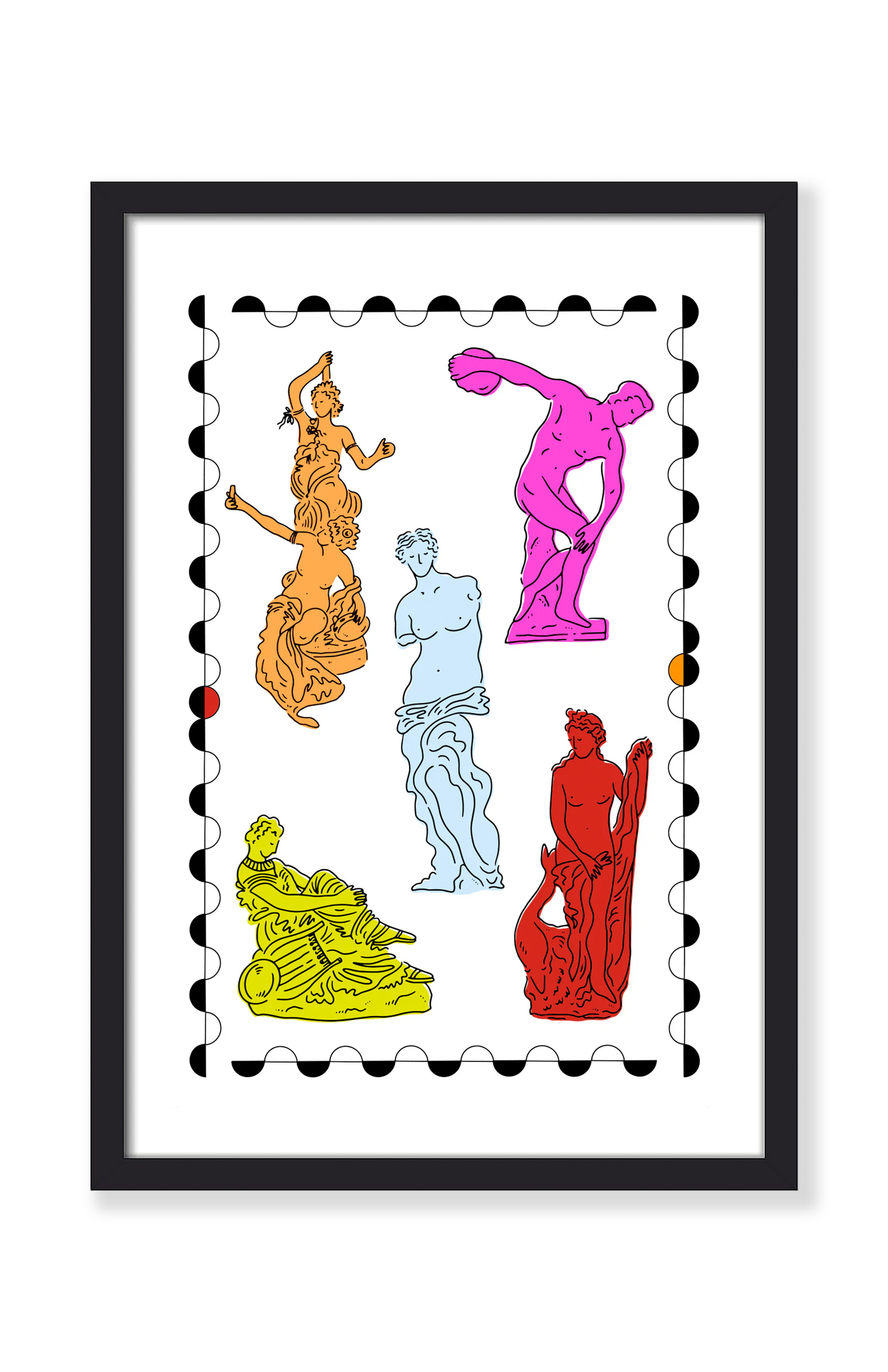 PARISIAN STATUES PRINT