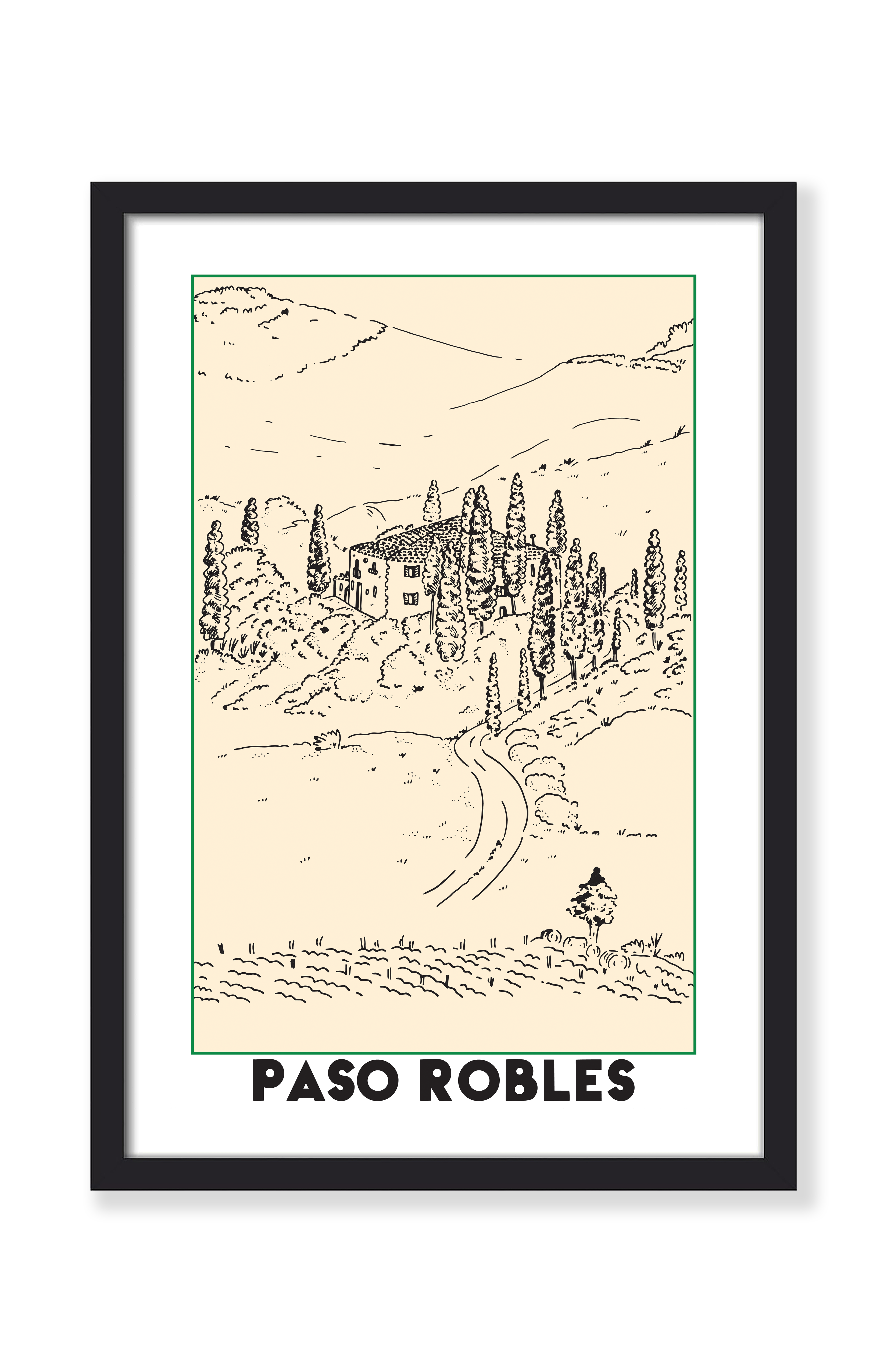 PASO VINEYARD PRINT