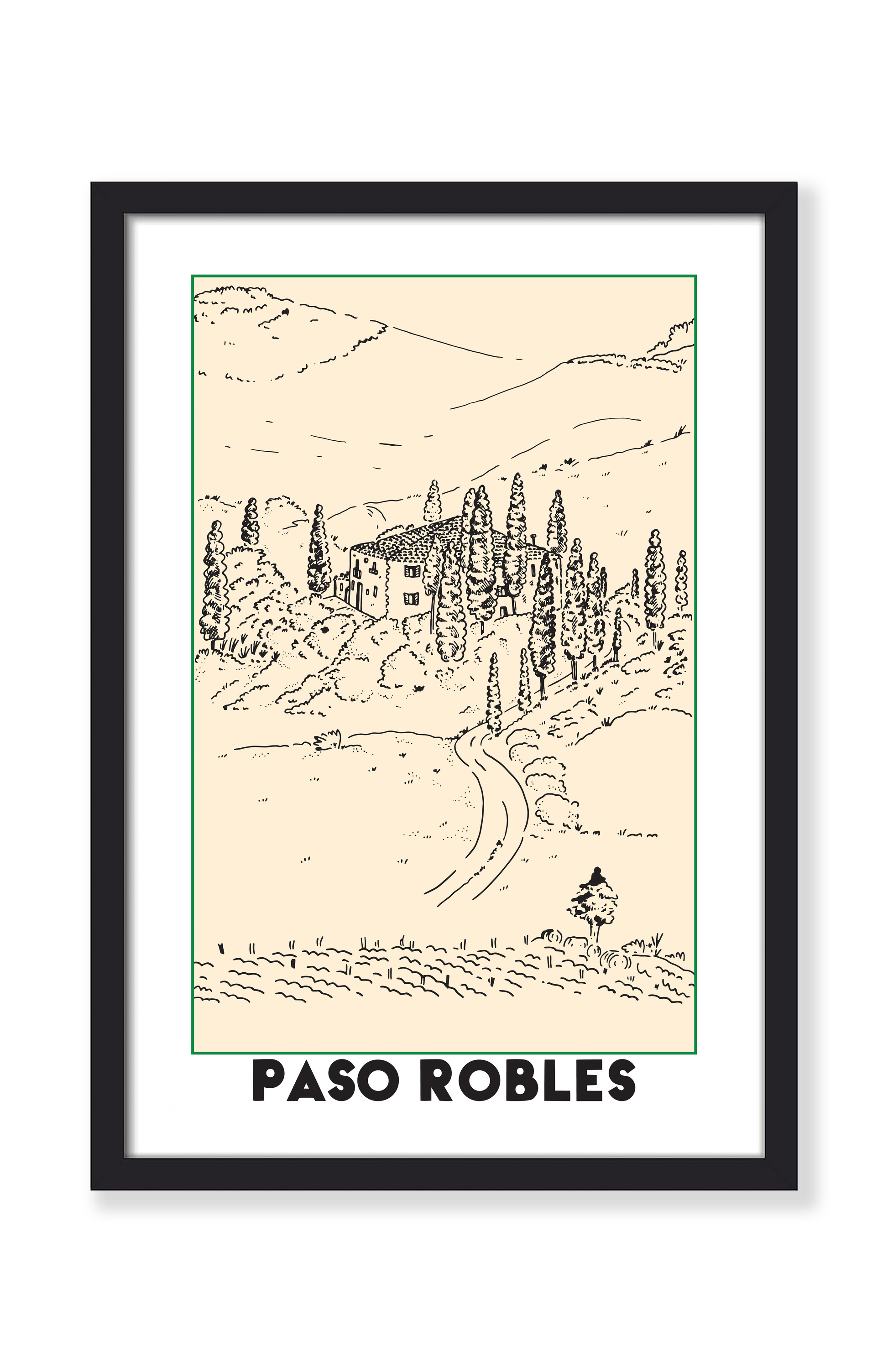 PASO VINEYARD PRINT