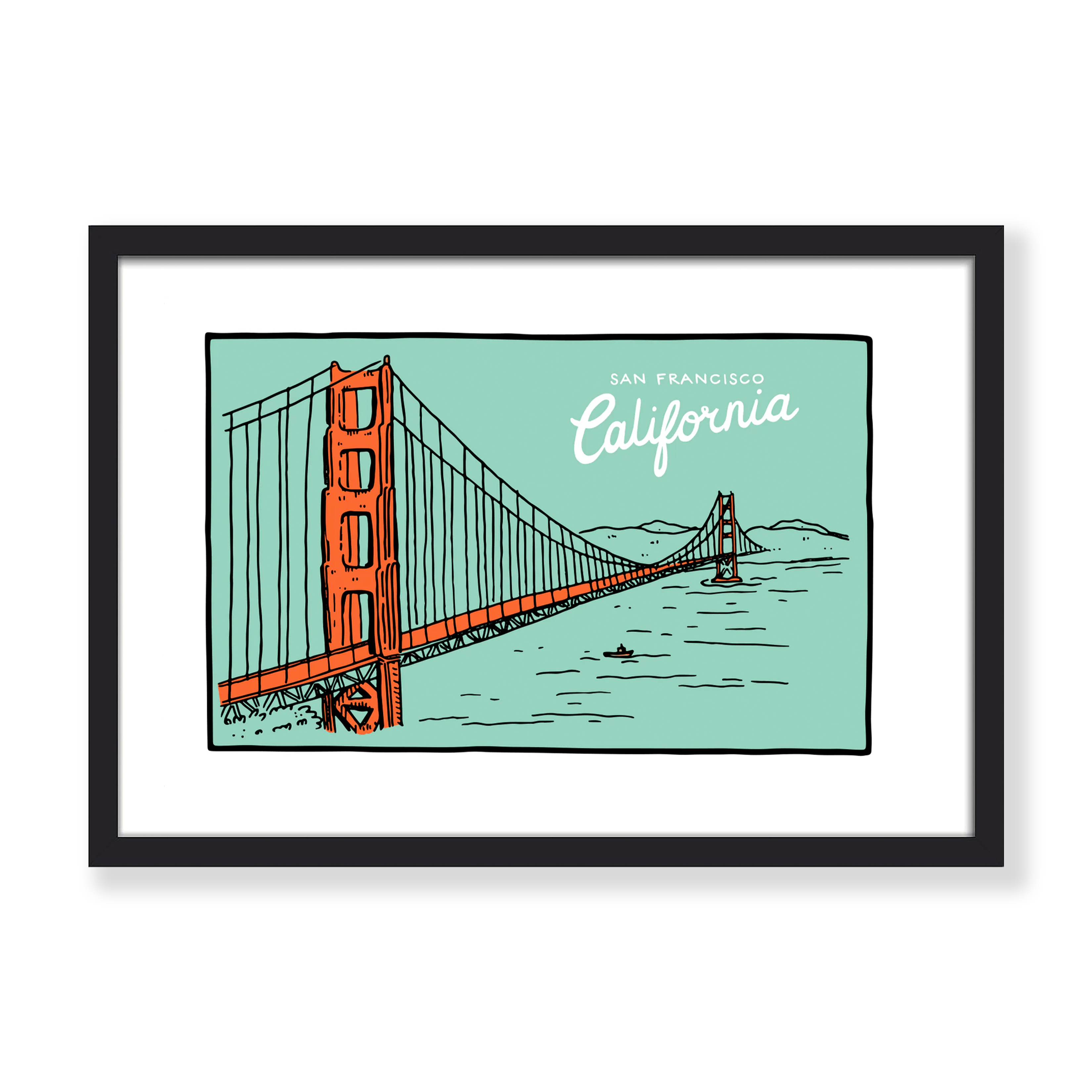 SAN FRANCISCO, CALIFORNIA PRINT