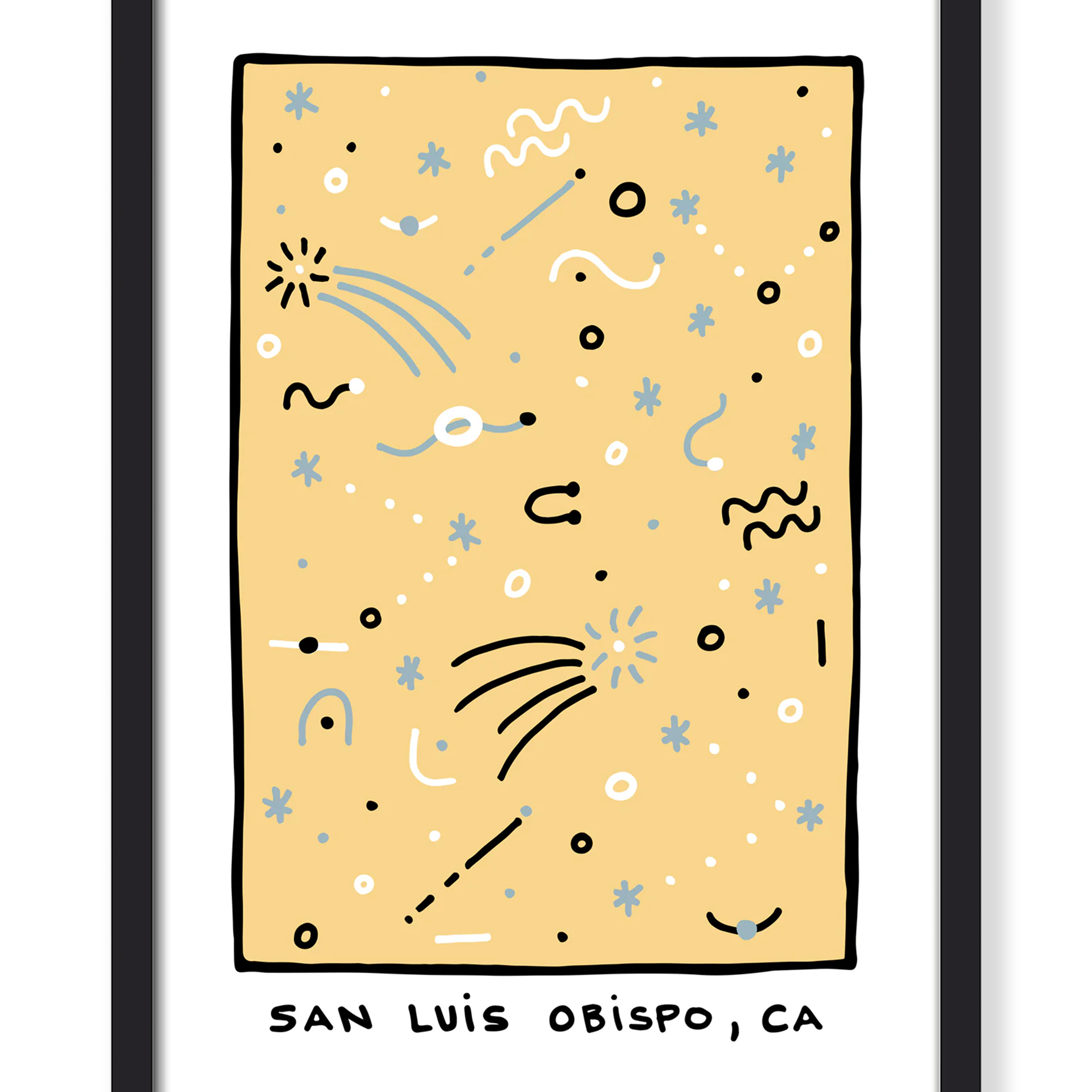 SLO NIGHT SKY PRINT