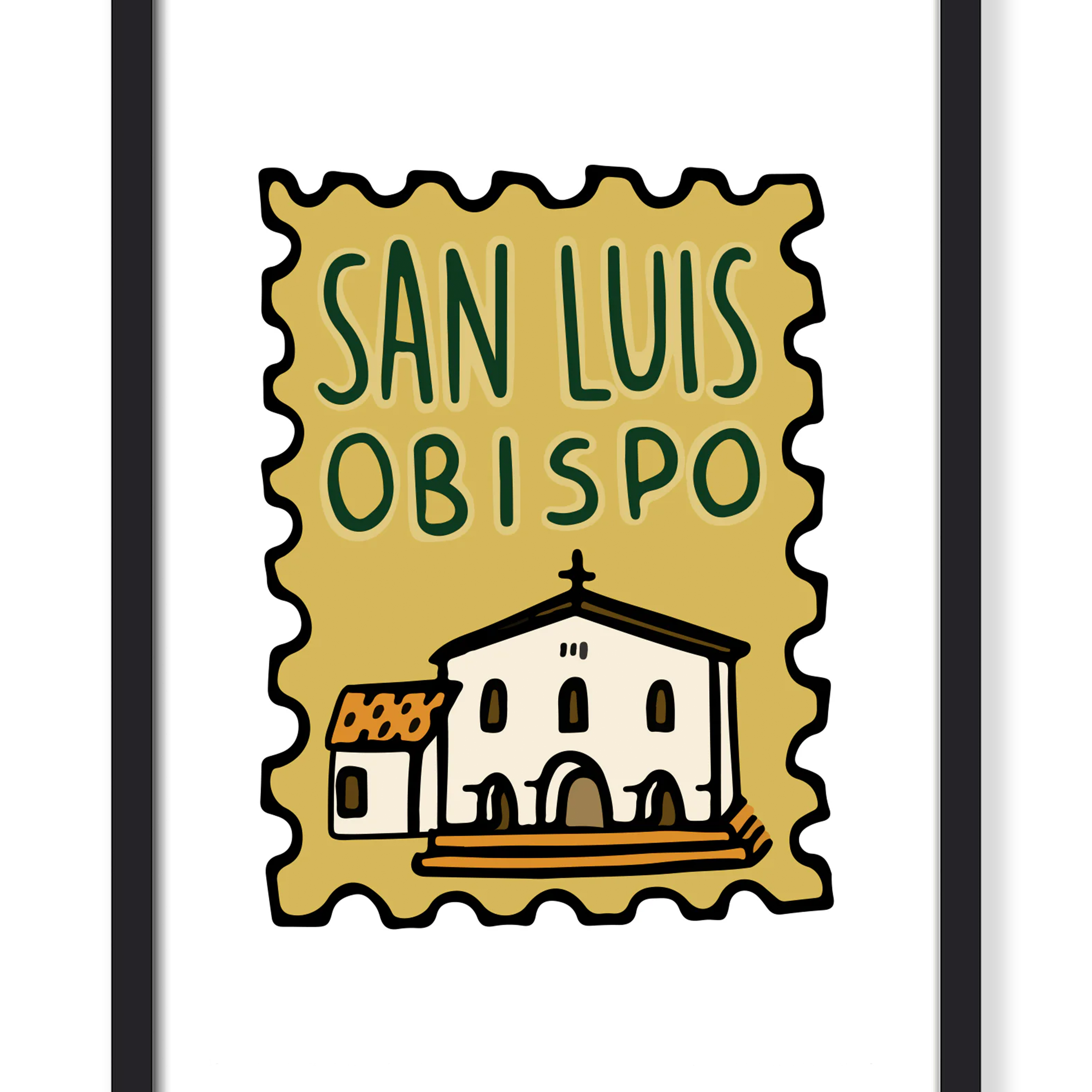 SAN LUIS OBISPO STAMP PRINT