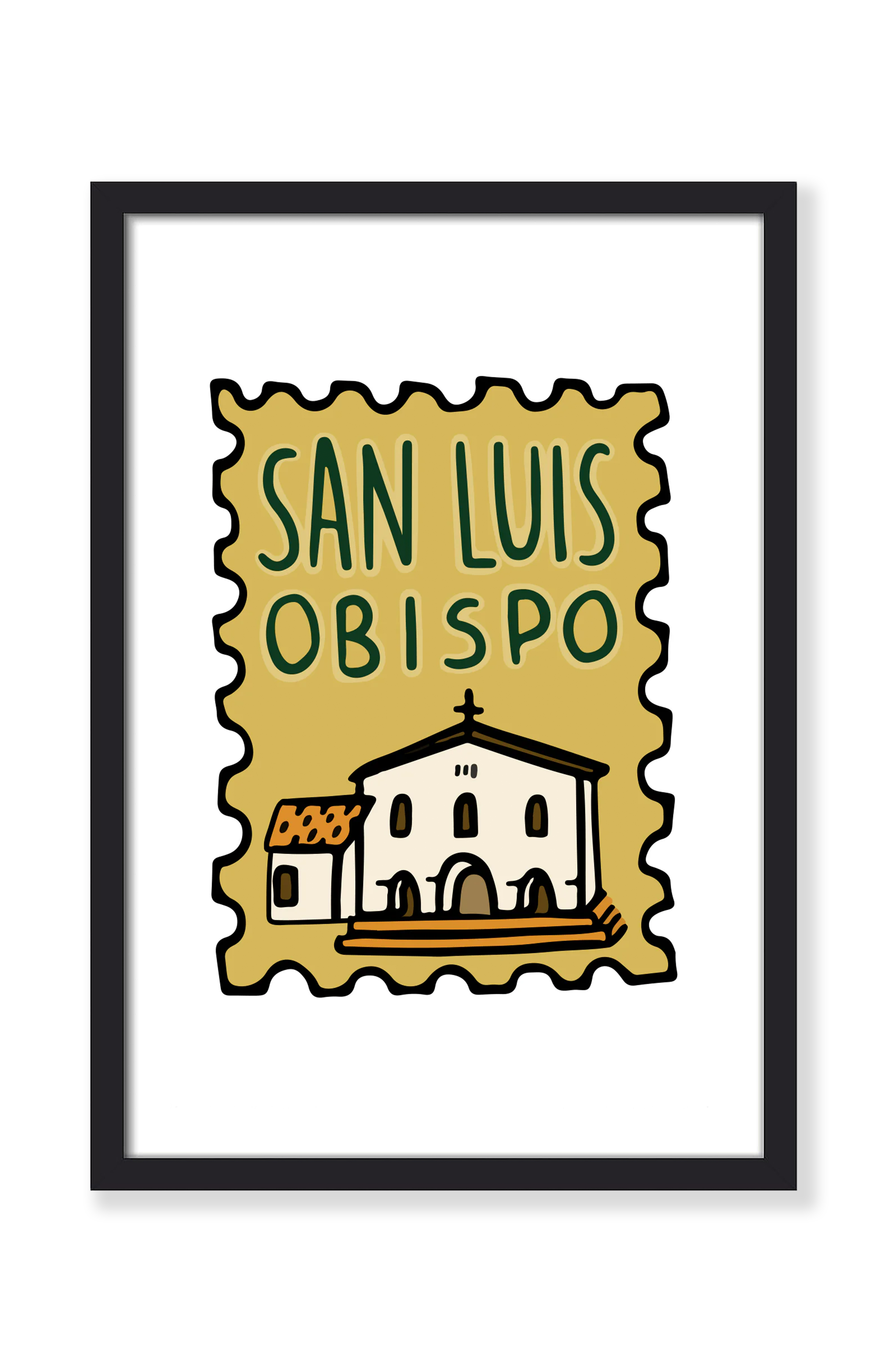SAN LUIS OBISPO STAMP PRINT