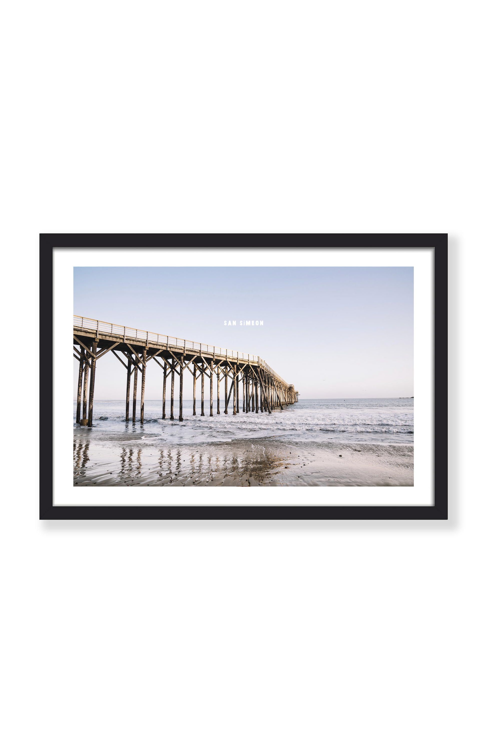 SAN SIMEON PIER PRINT