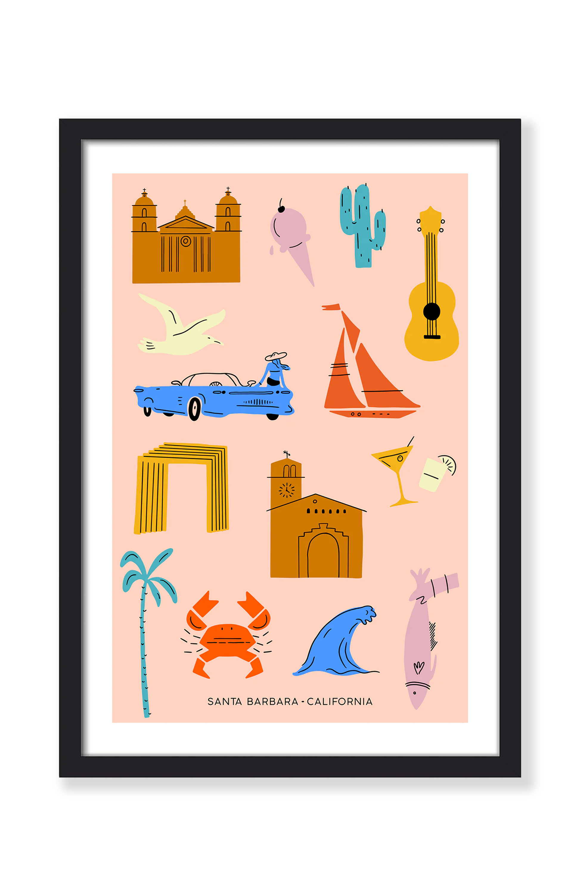 SANTA BARBARA ICONS PRINT