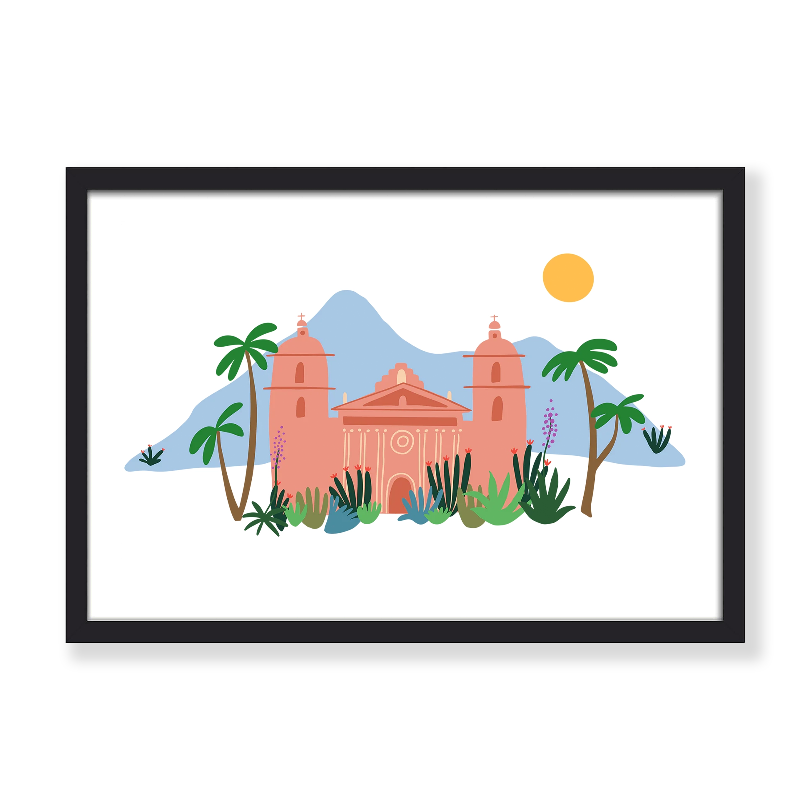 MISSION SANTA BARBARA PRINT