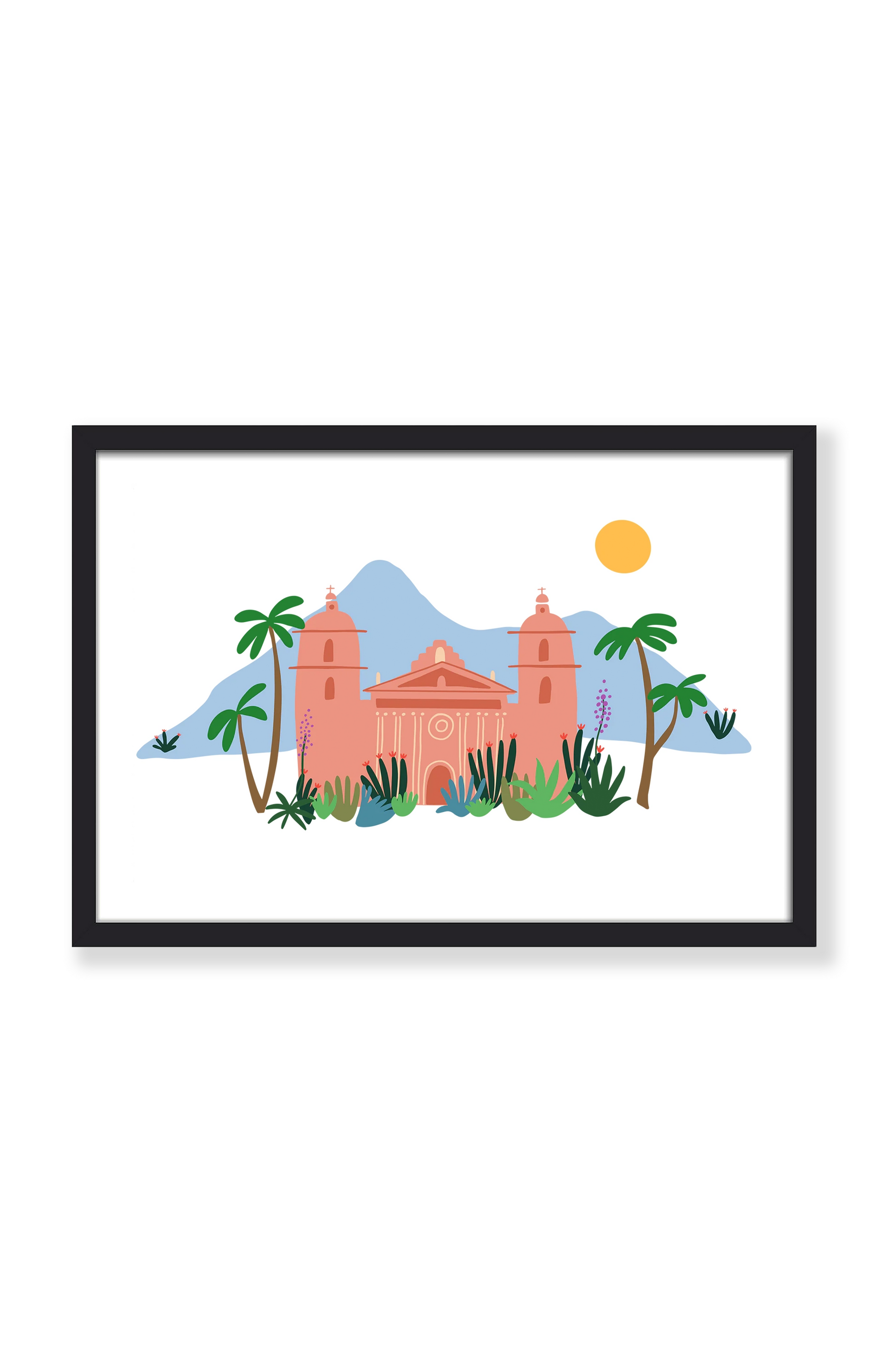MISSION SANTA BARBARA PRINT