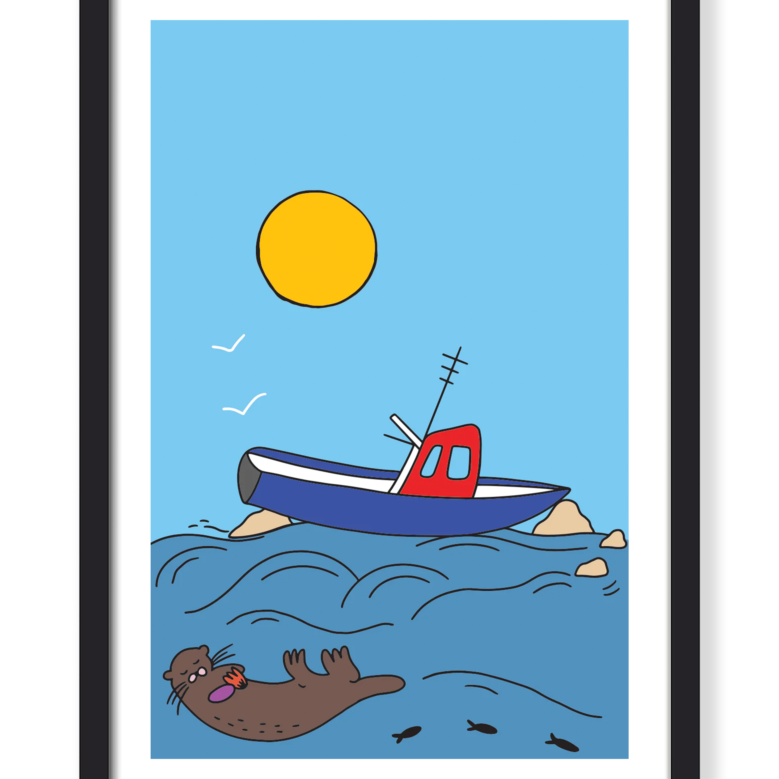 SHIPWRECK PRINT