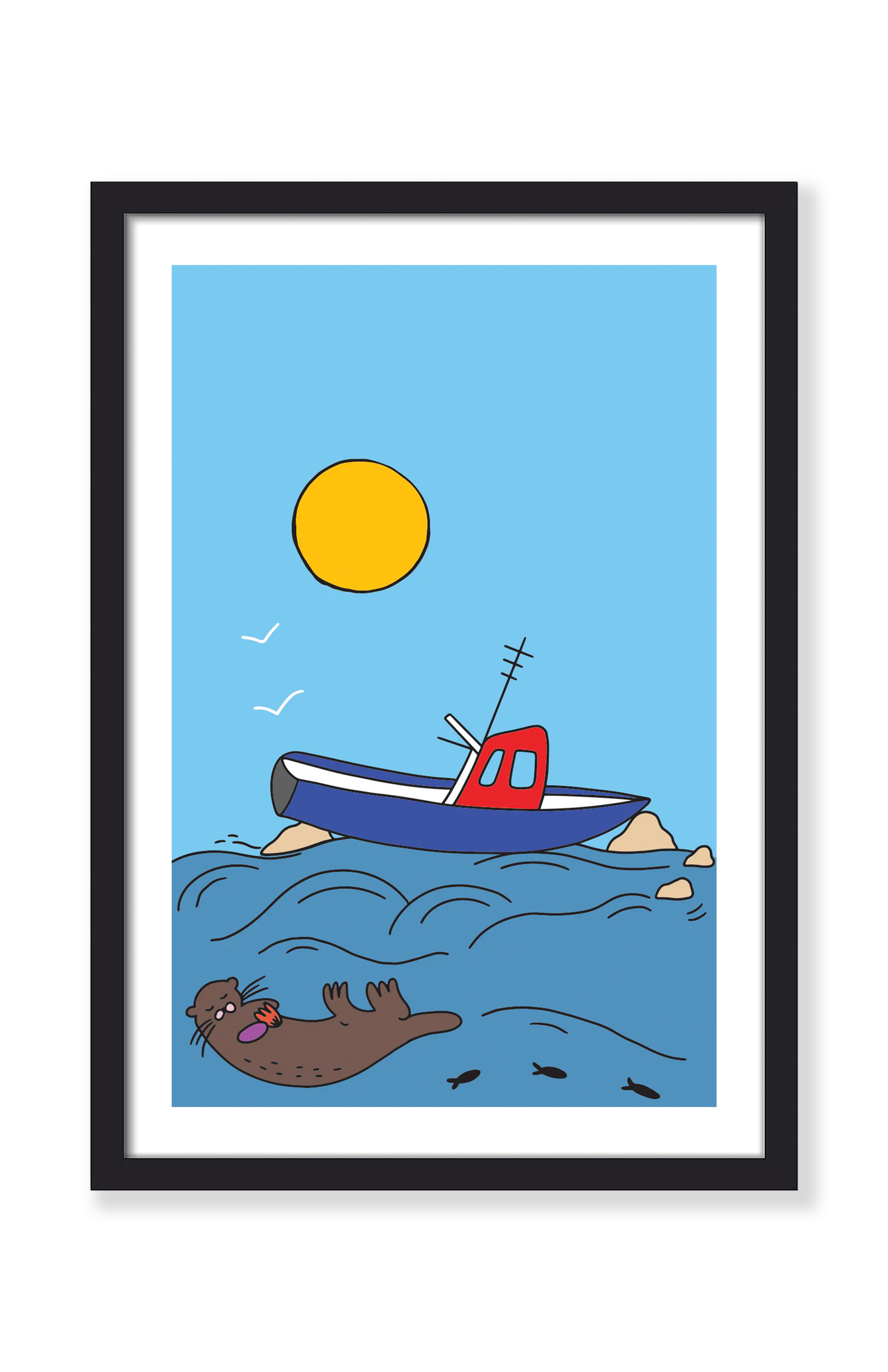 SHIPWRECK PRINT