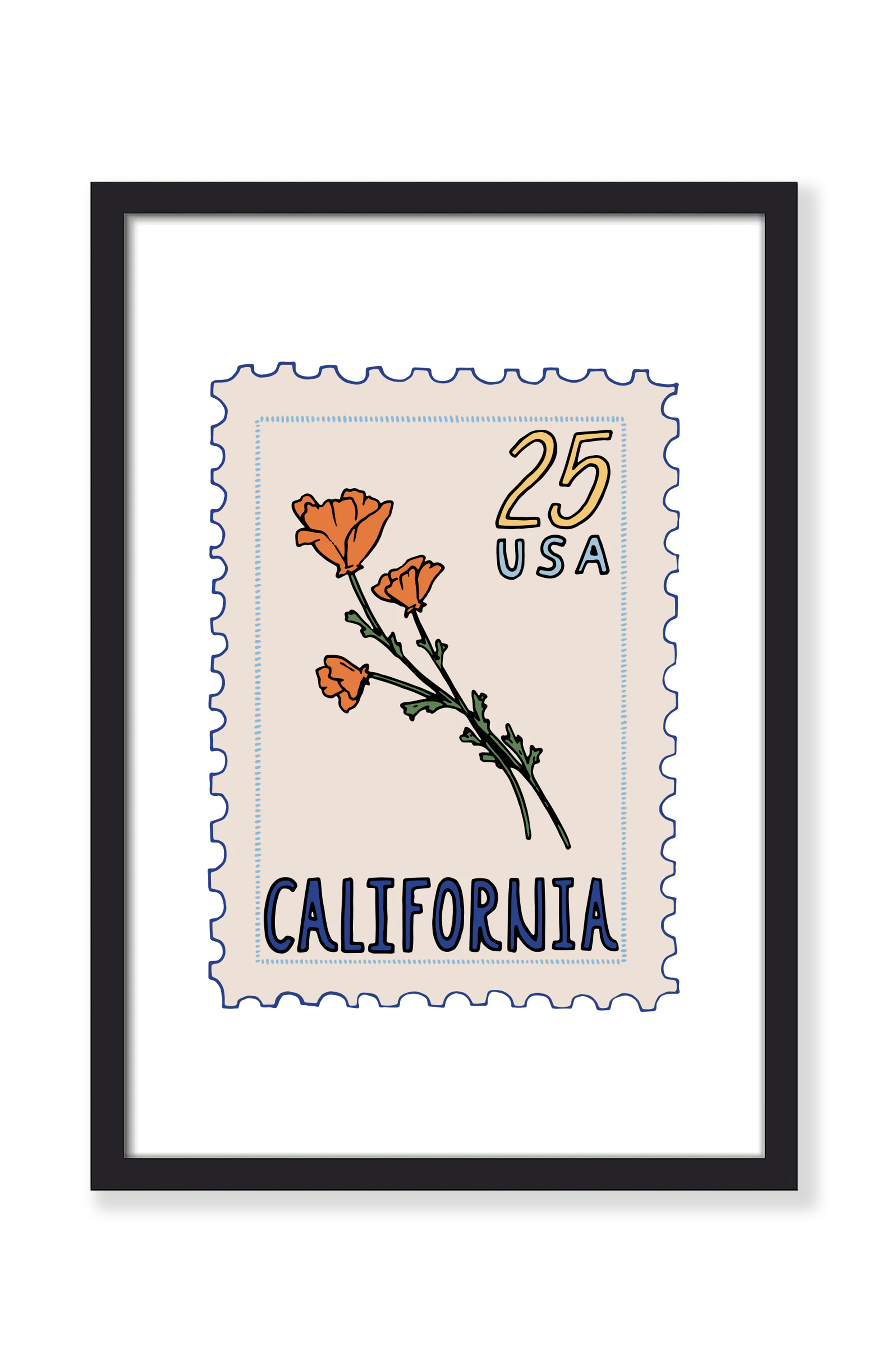 CALIFORNIA STAMP PRINT