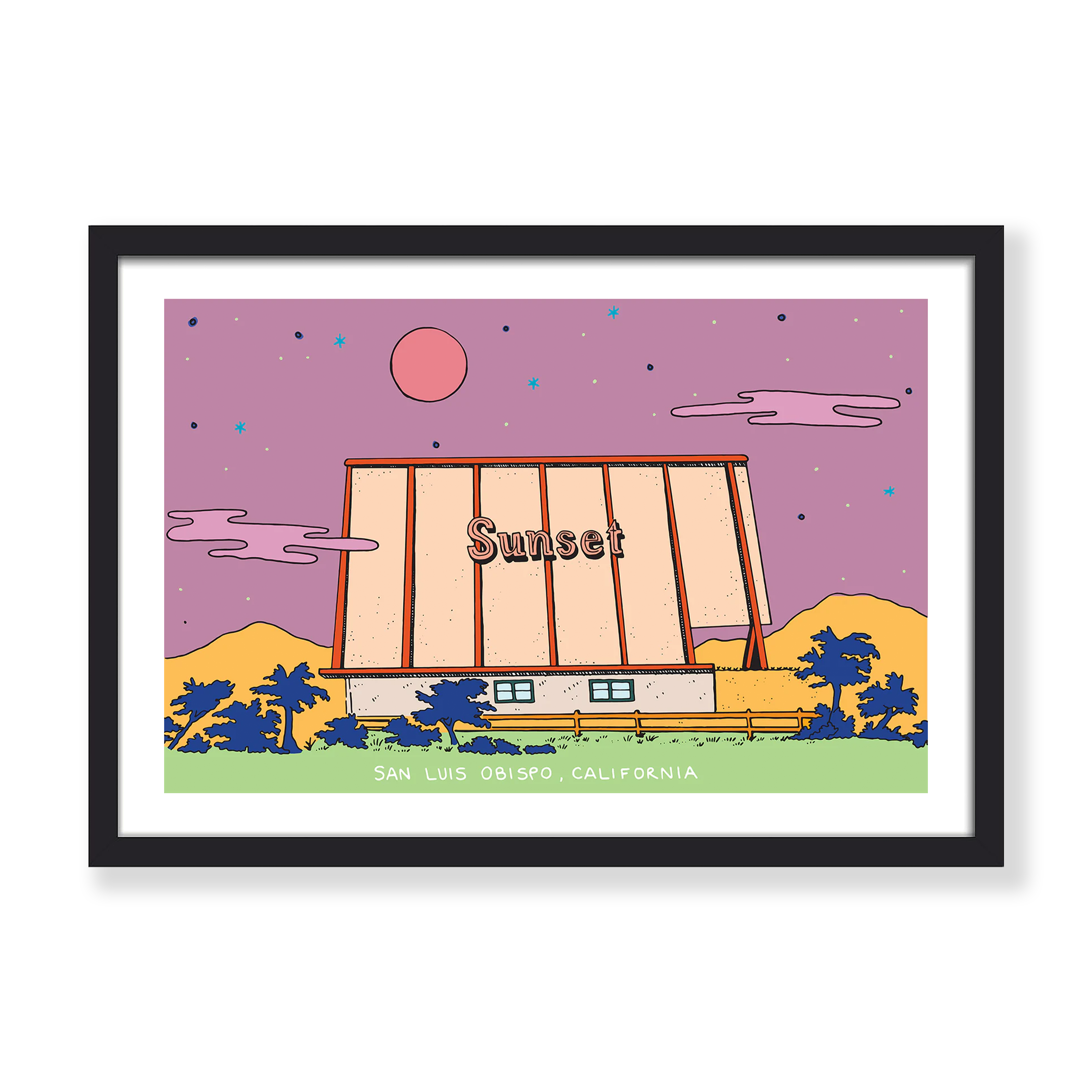 SUNSET DRIVE-IN PRINT