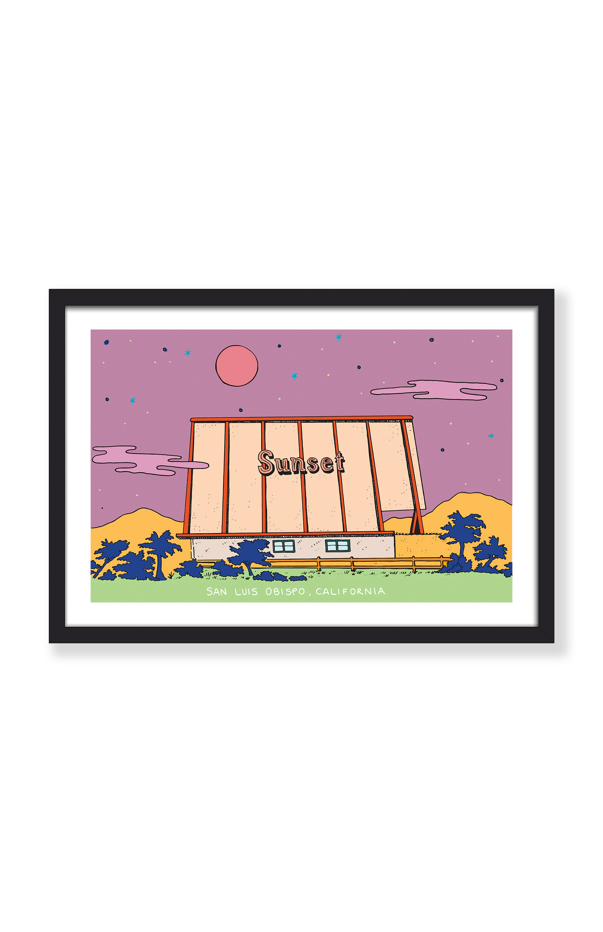 SUNSET DRIVE-IN PRINT