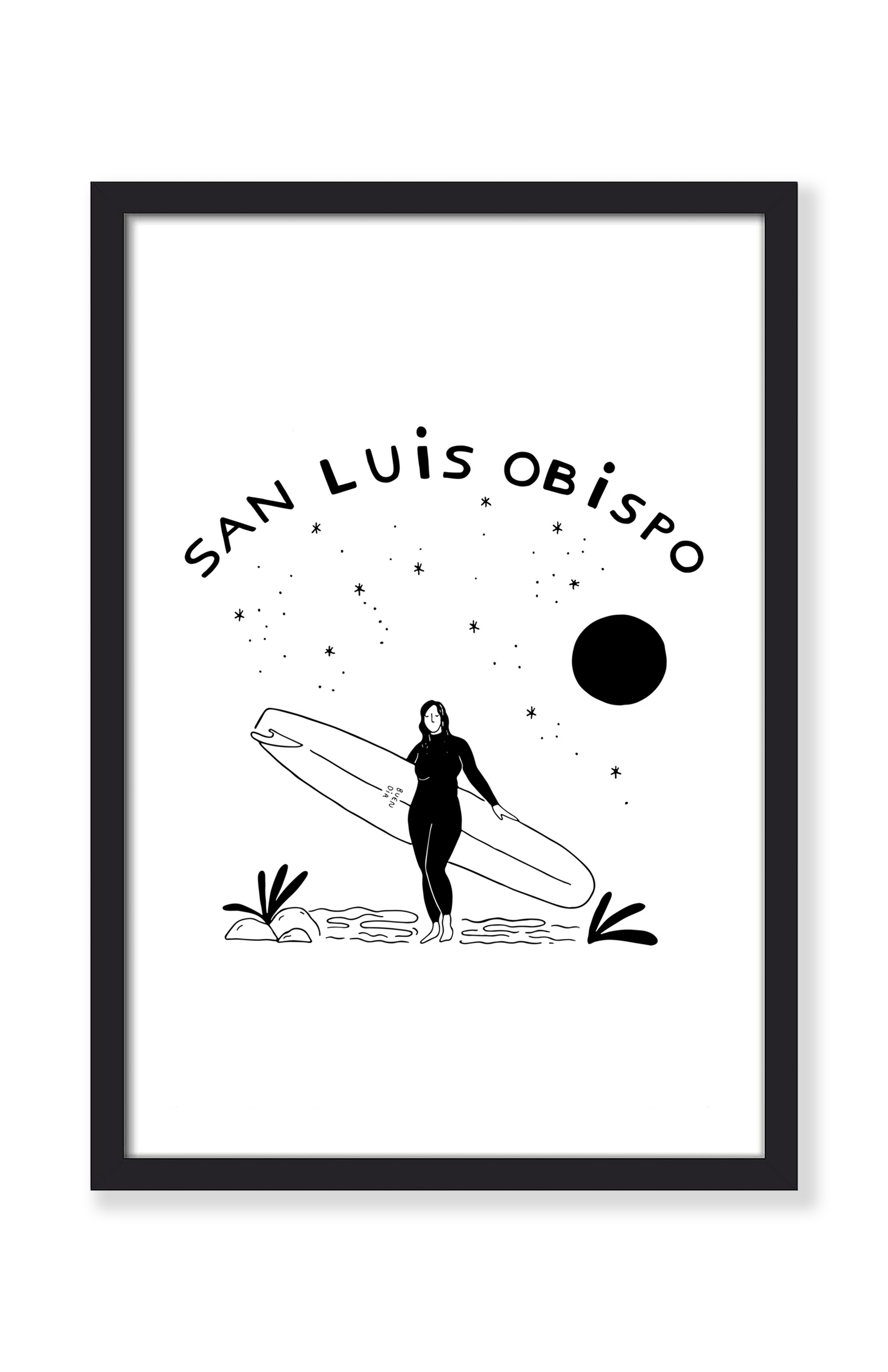 SLO SURFER GIRL PRINT