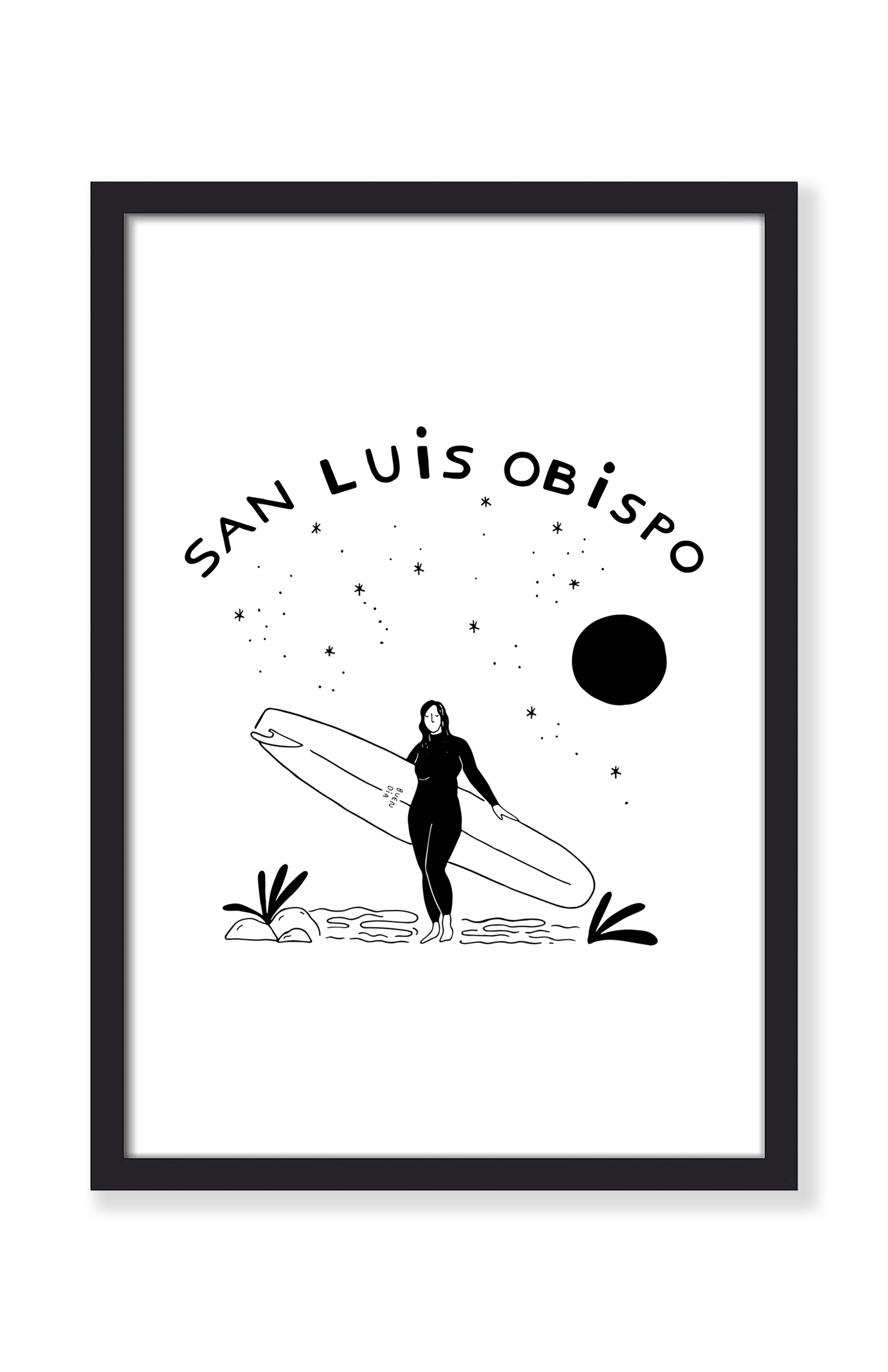 SLO SURFER GIRL PRINT