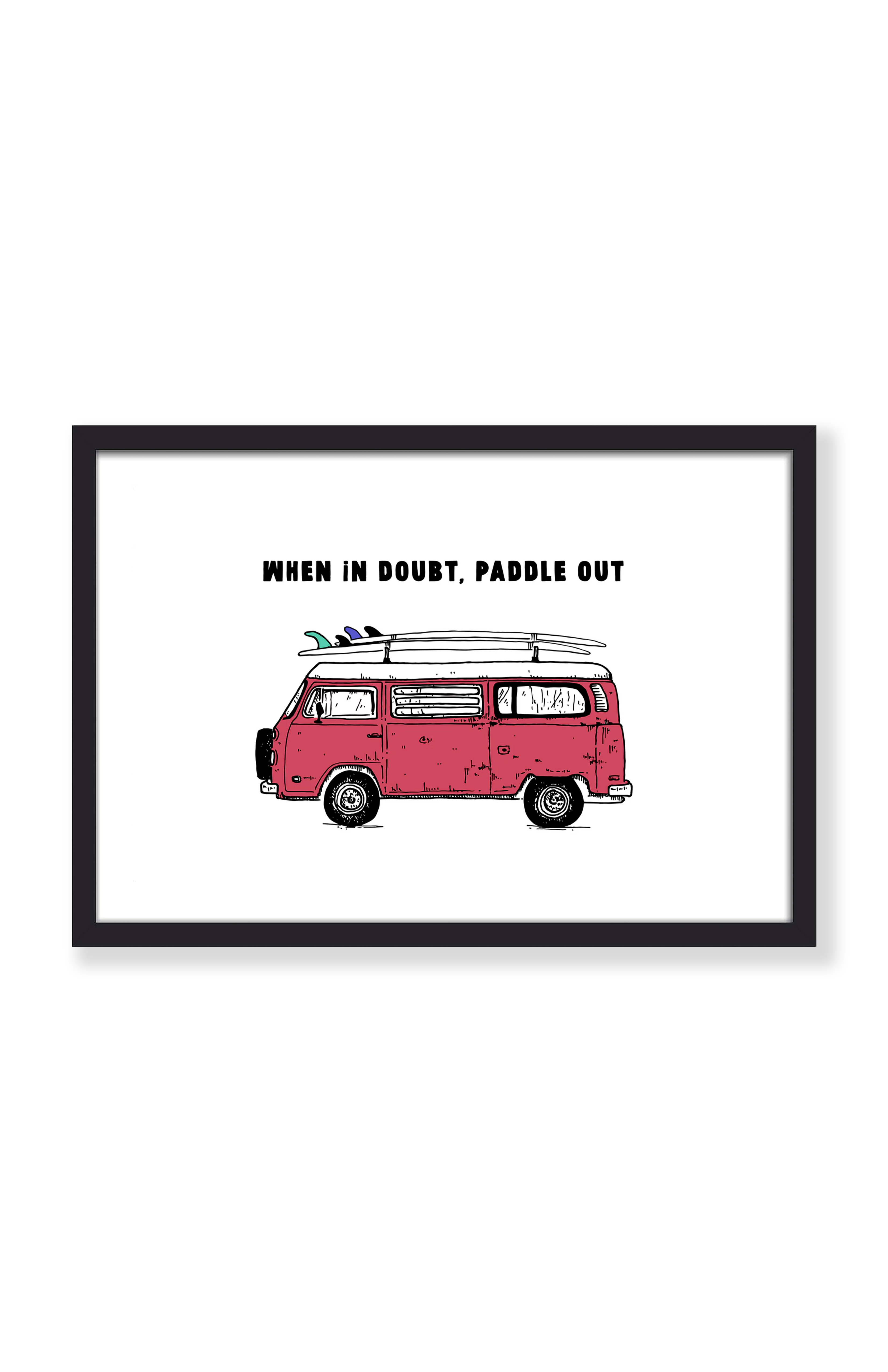 WHEN IN DOUBT, PADDLE OUT PRINT