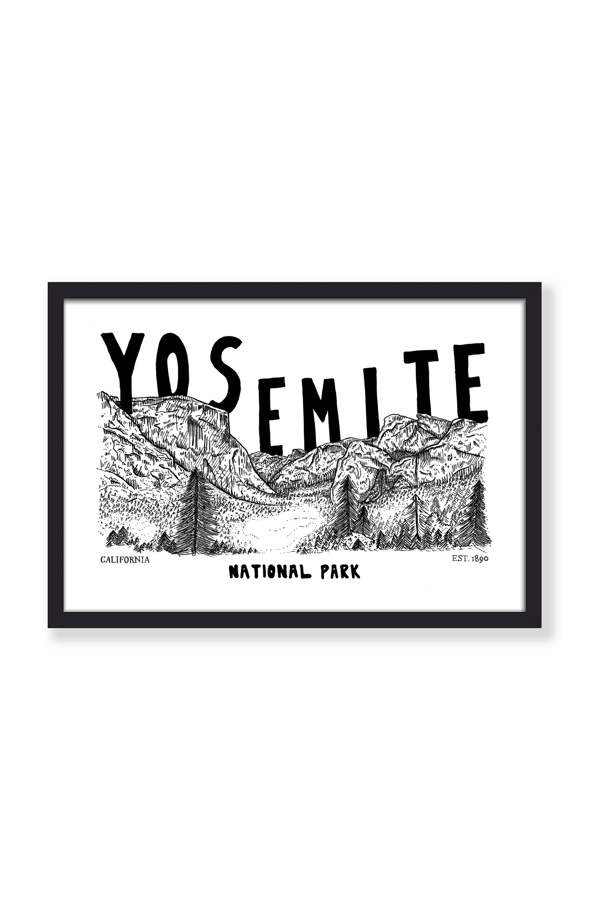YOSEMITE PRINT