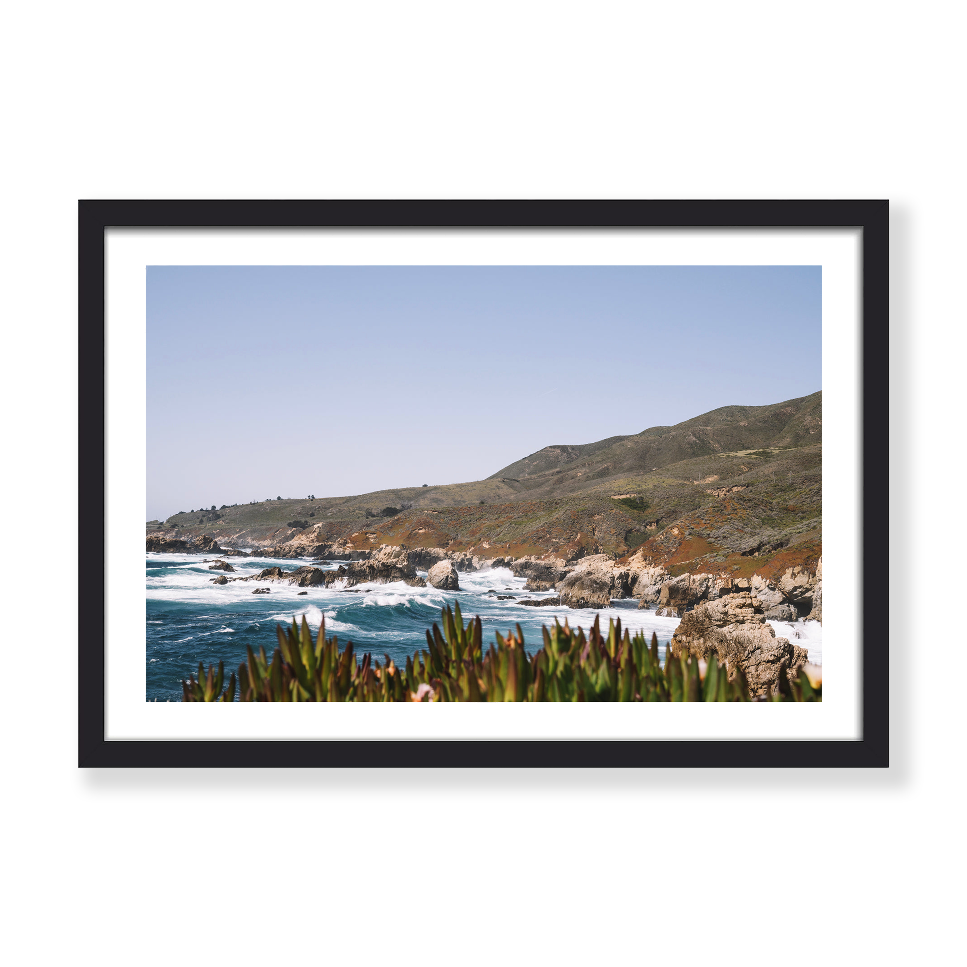 CENTRAL COAST CLIFFS PRINT