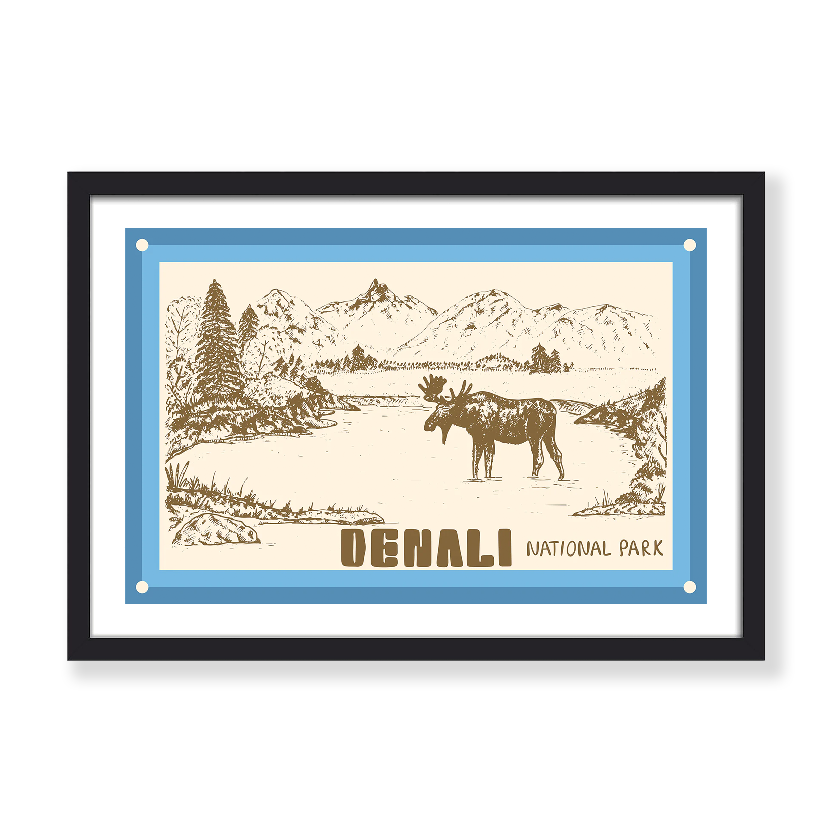 DENALI NATIONAL PARK PRINT