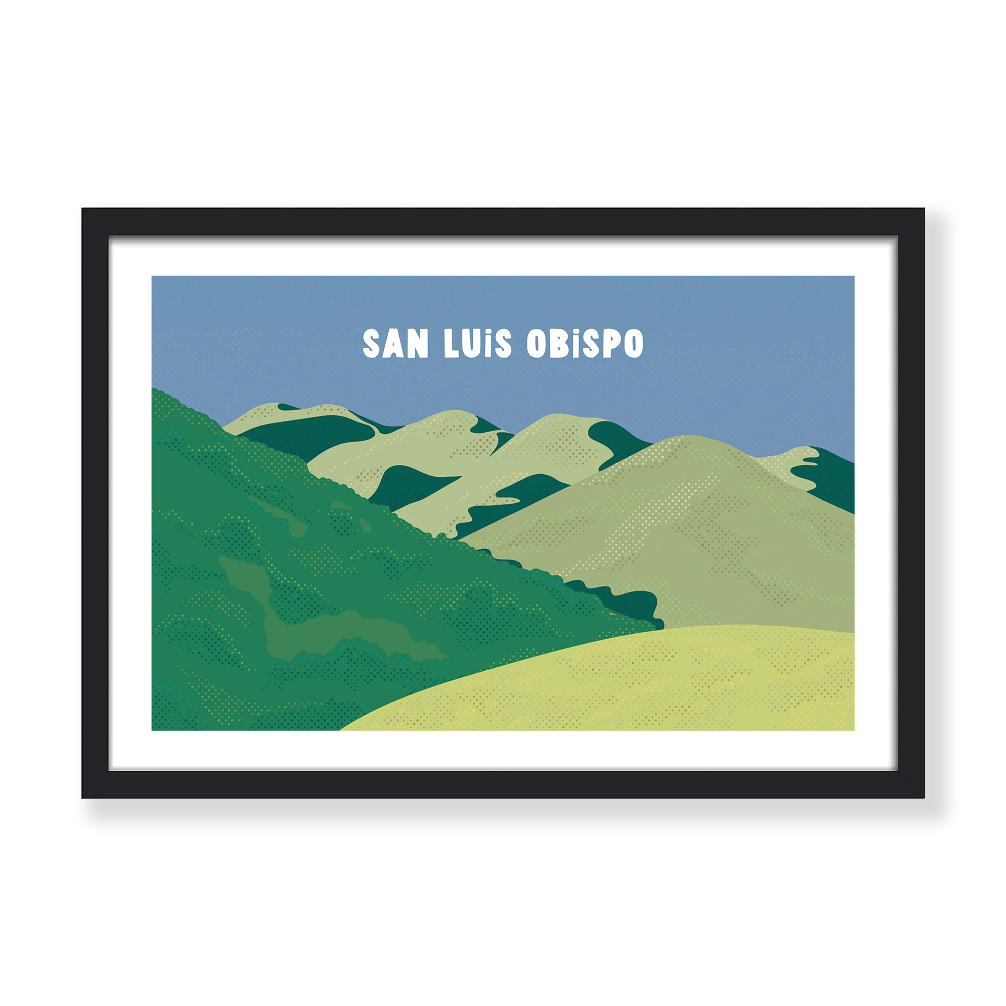 GREEN HILLS OF SLO PRINT