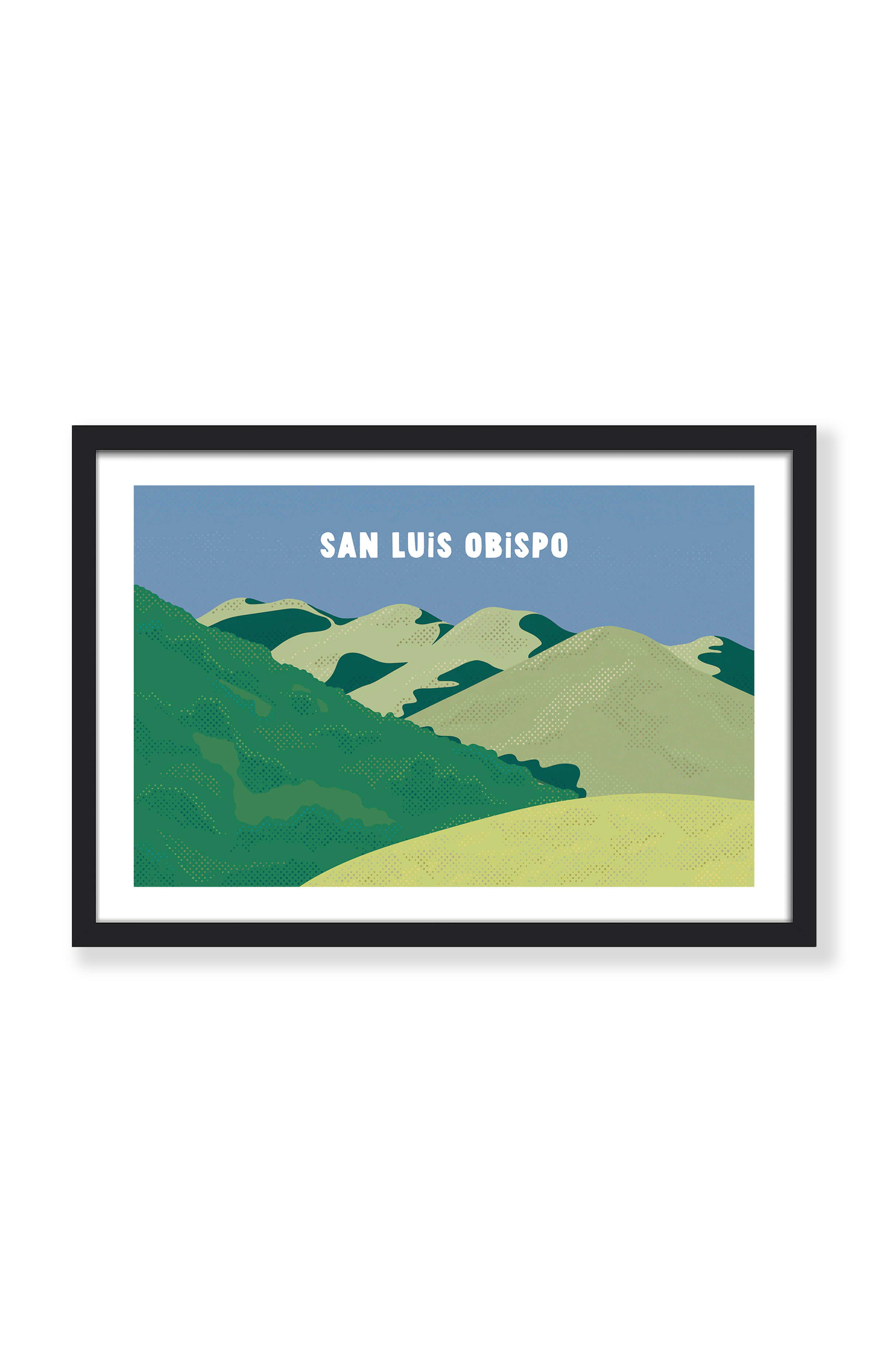 GREEN HILLS OF SLO PRINT
