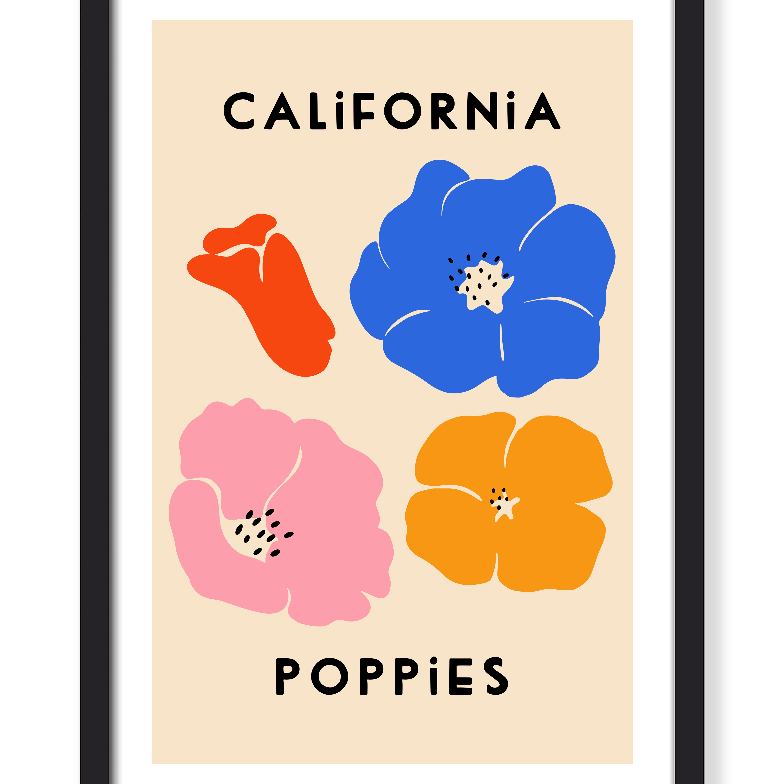 CALIFORNIA POPPIES PRINT