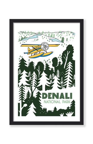 DENALI MOUNTAIN NATIONAL PARK PRINT