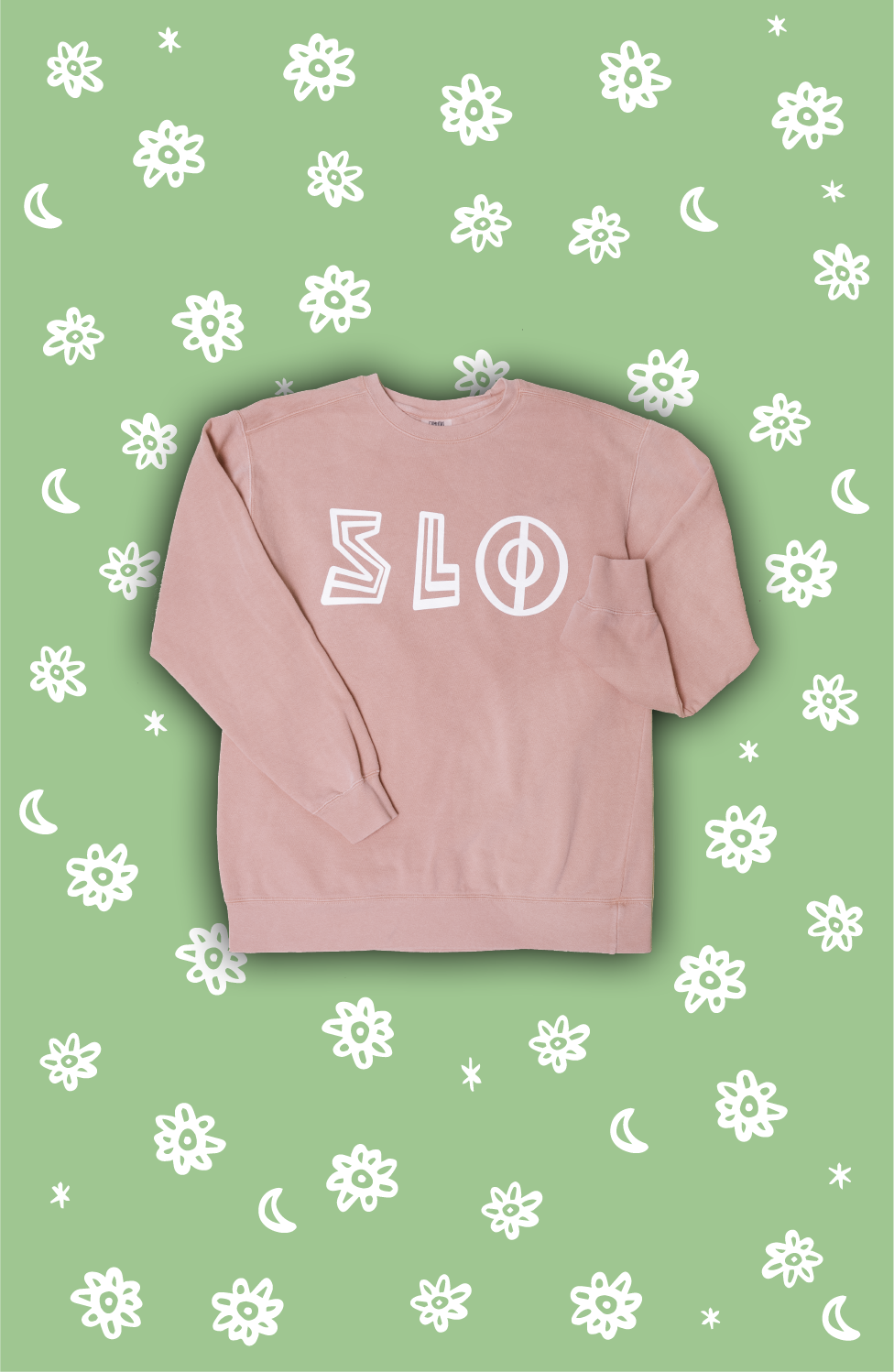 SLO SWEATSHIRT IN BLUSH