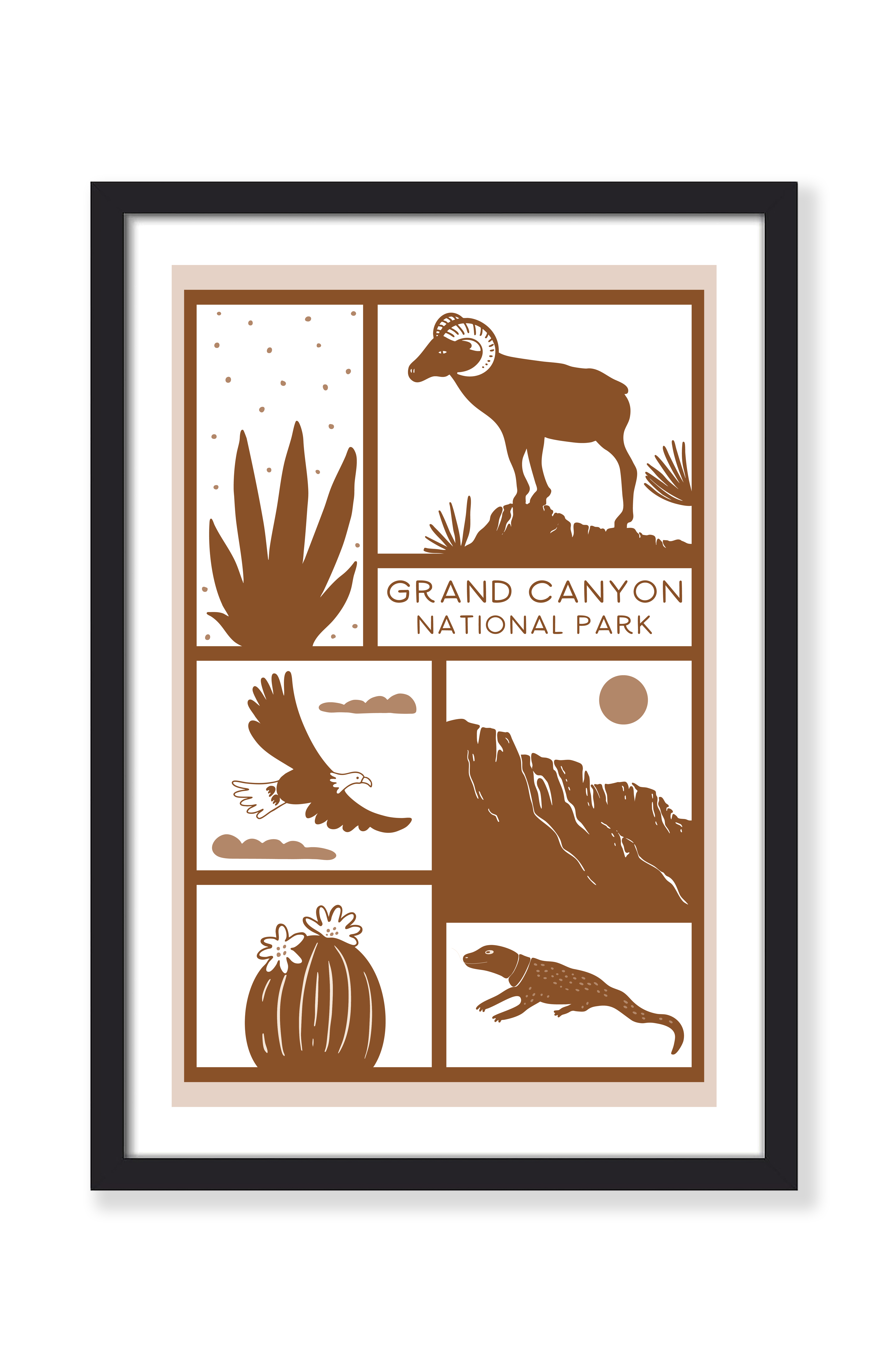 GRAND CANYON WILDLIFE PRINT