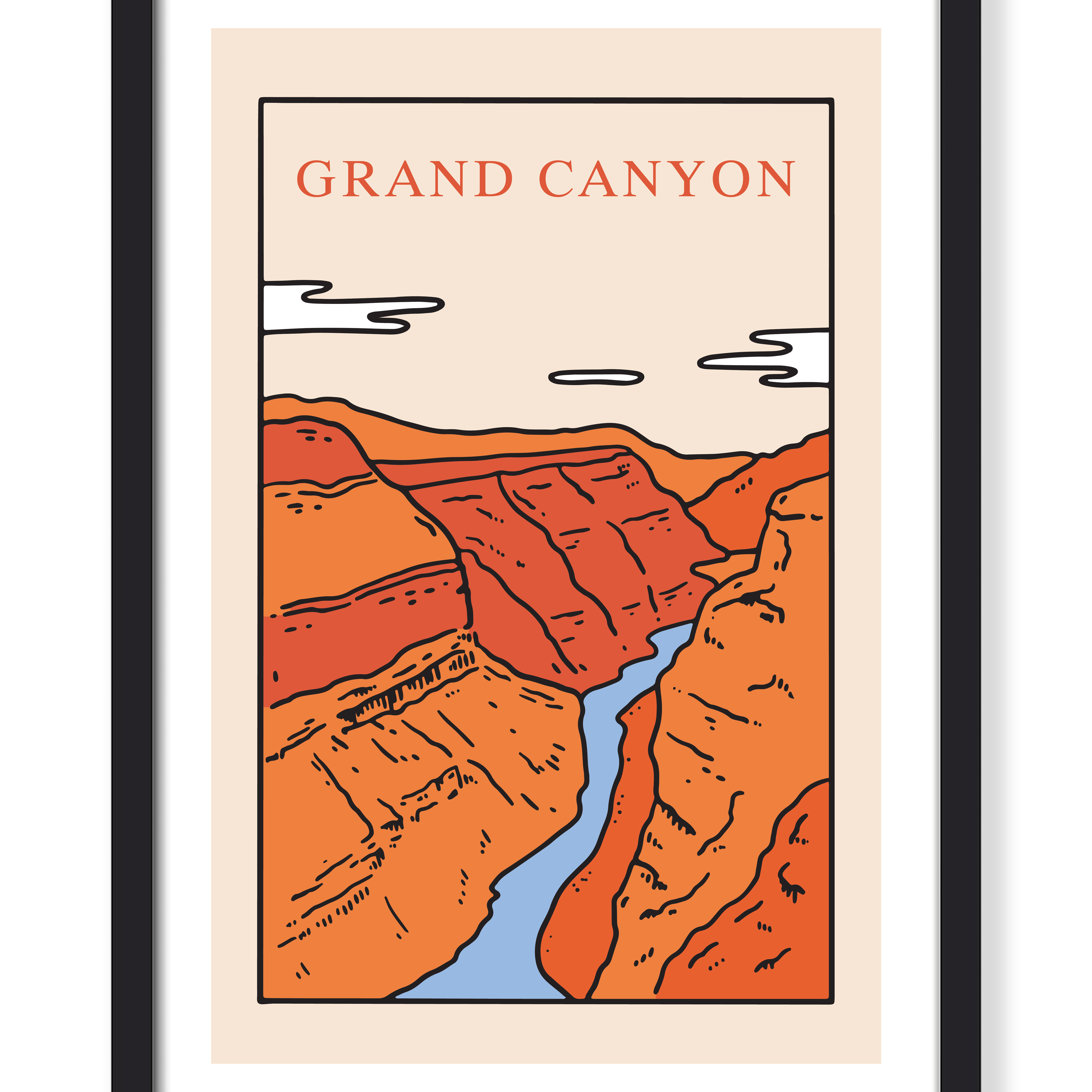 GRAND CANYON NATIONAL PARK PRINT