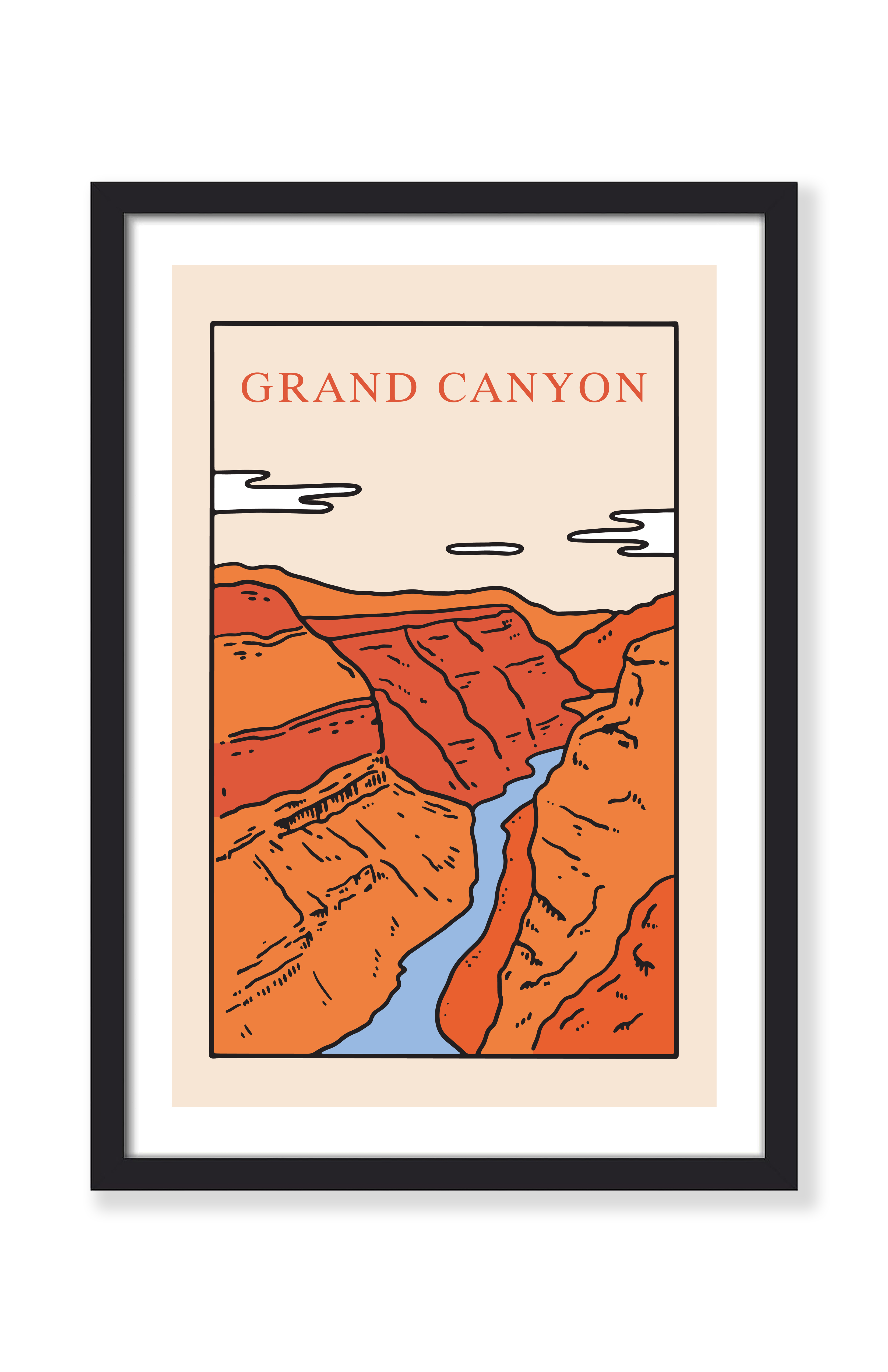GRAND CANYON NATIONAL PARK PRINT
