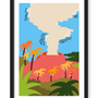 HAWAII VOLCANOES PRINT