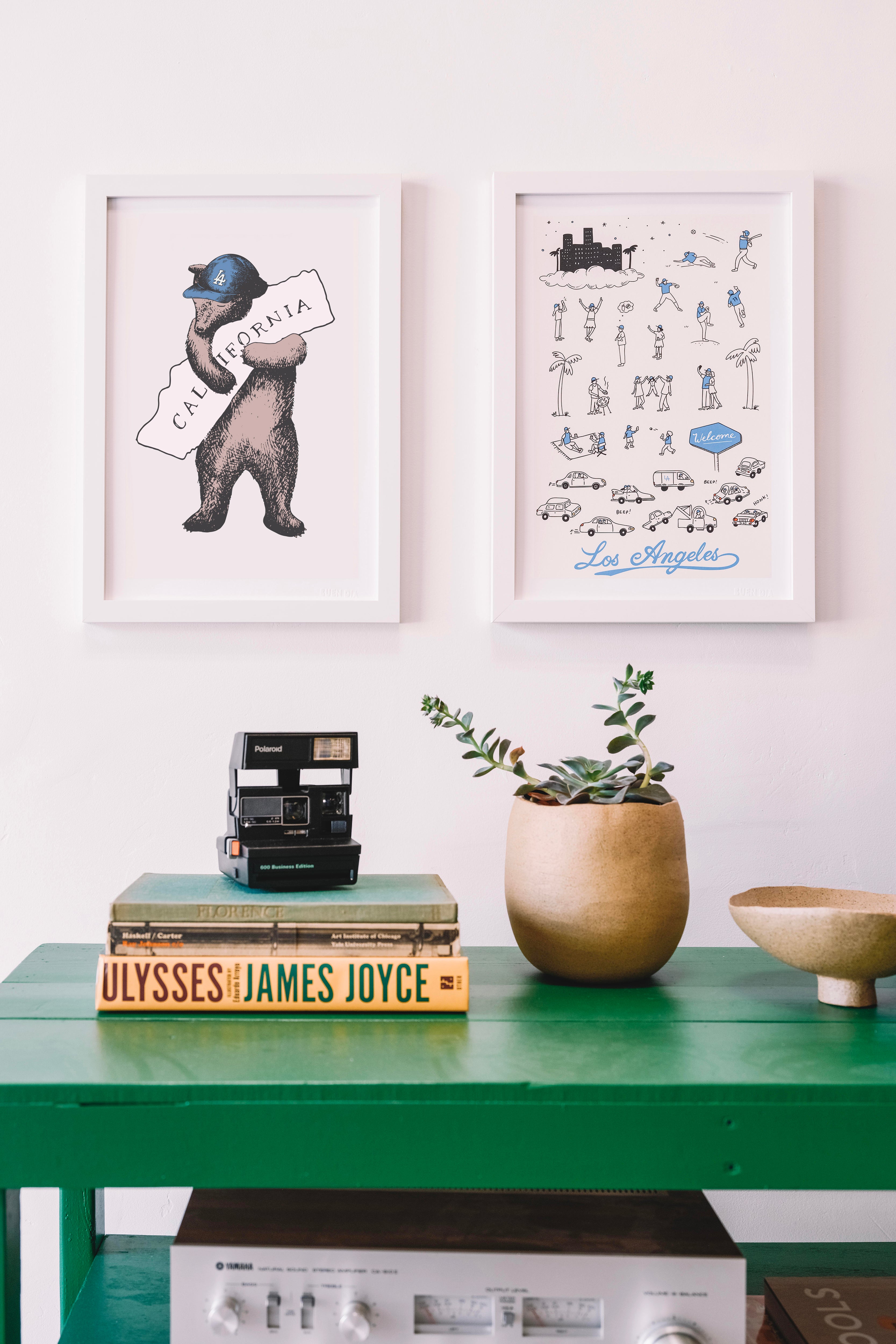 I LOVE LA CALIFORNIA BEAR PRINT
