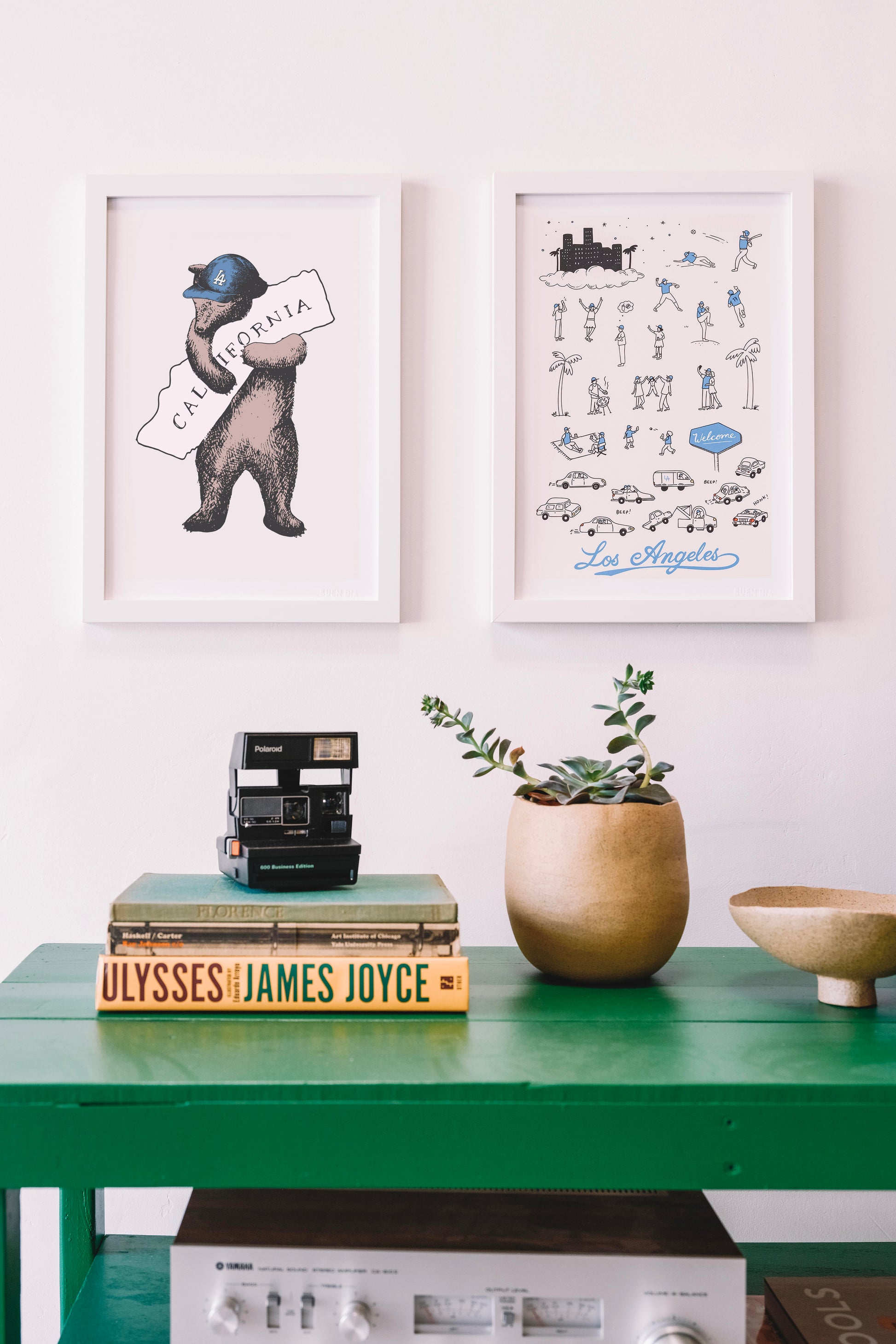 I LOVE LA CALIFORNIA BEAR PRINT