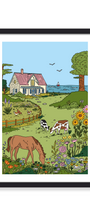 SEASIDE COTTAGE PRINT