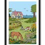 SEASIDE COTTAGE PRINT