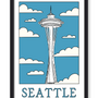SEATTLE SPACE NEEDLE PRINT