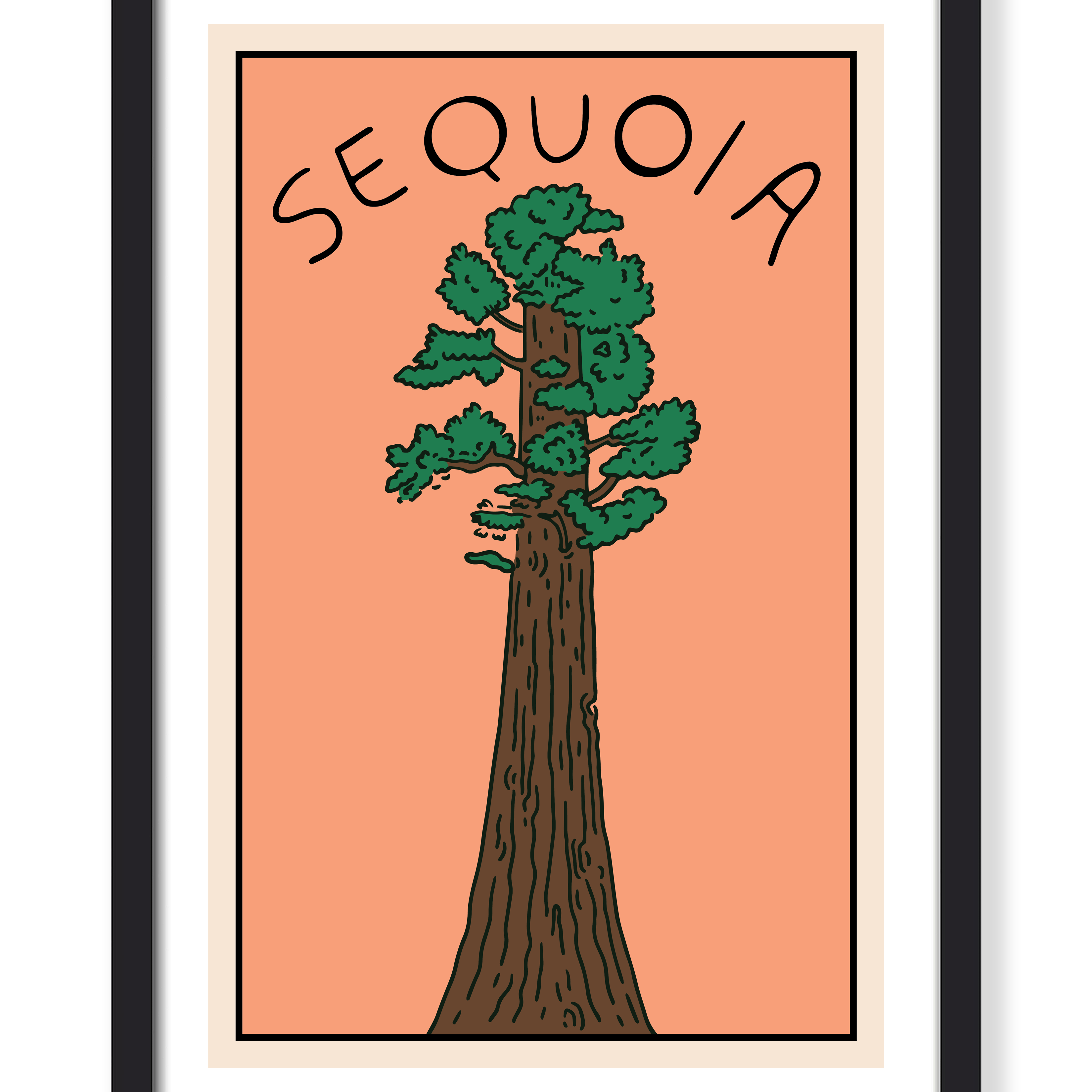 SUNSET IN THE SEQUOIAS PRINT