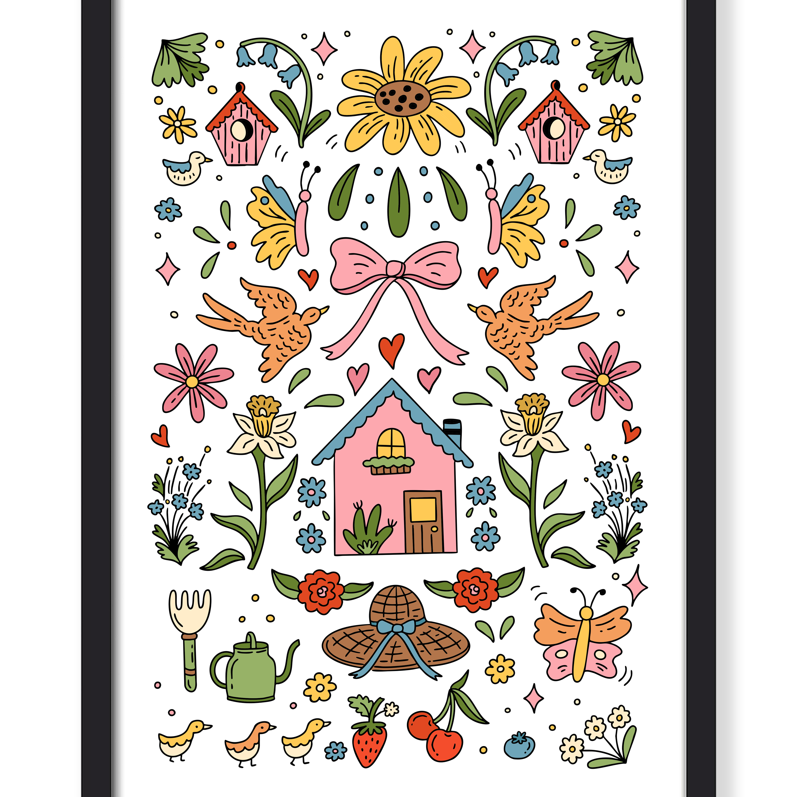 SPRING THINGS COLLAGE PRINT