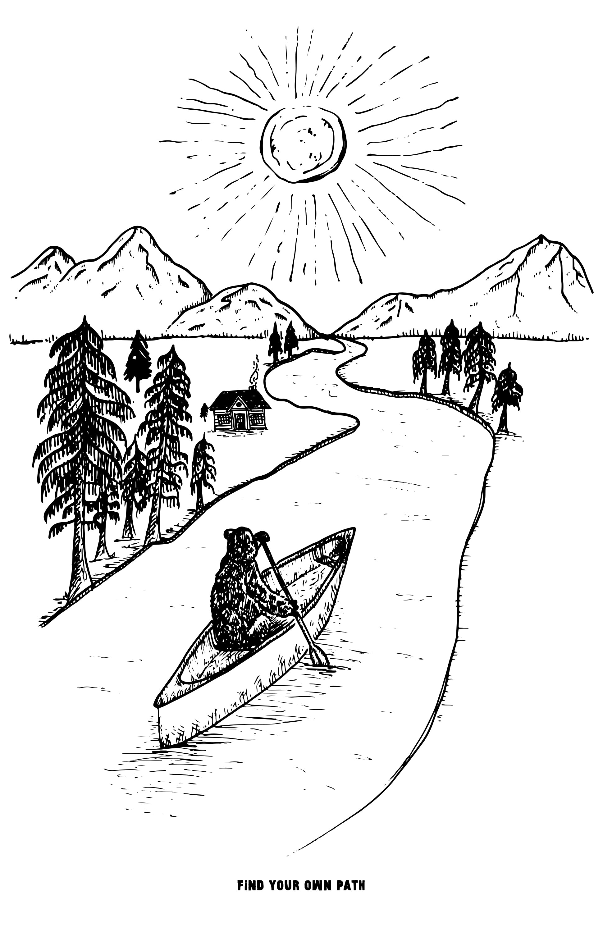 FIND YOUR OWN PATH PRINT