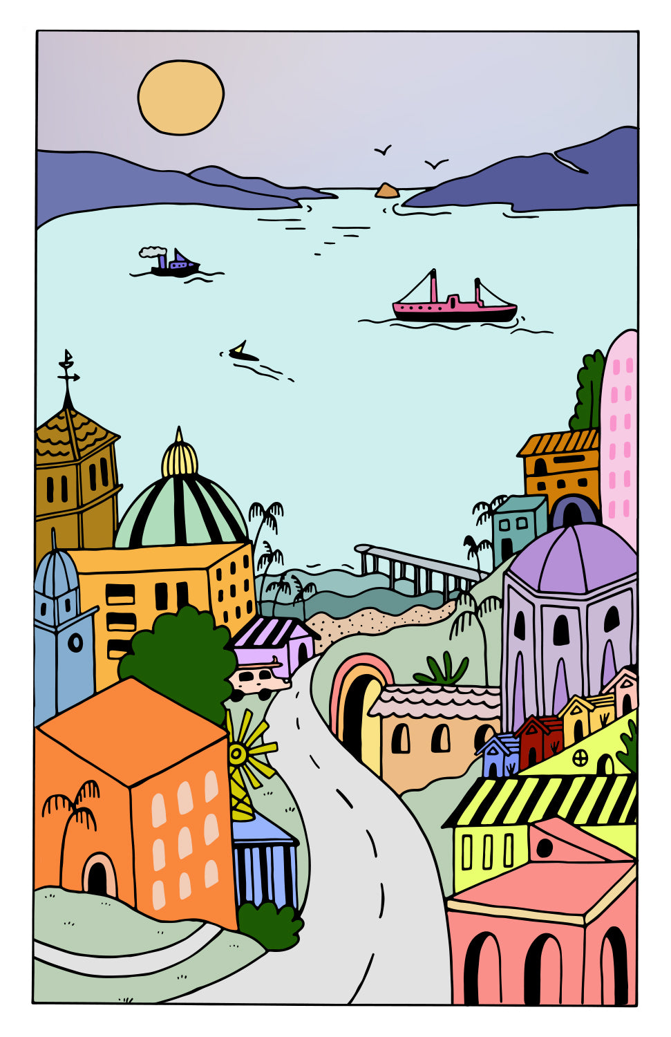 SAN FRANCISCO BAY PRINT