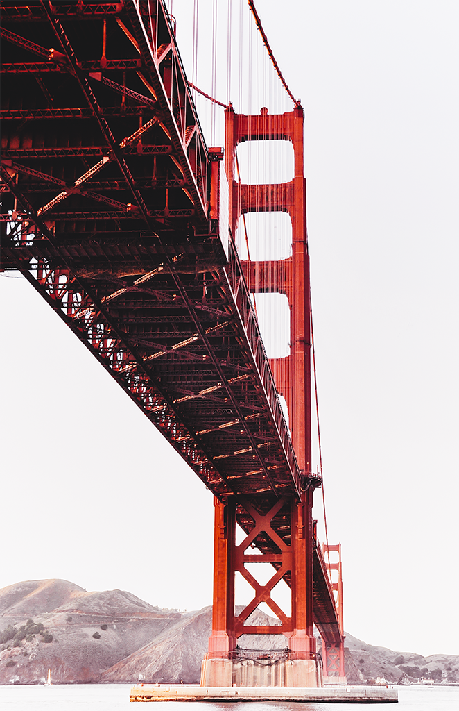 ICONIC GOLDEN GATE BRIDGE PRINT
