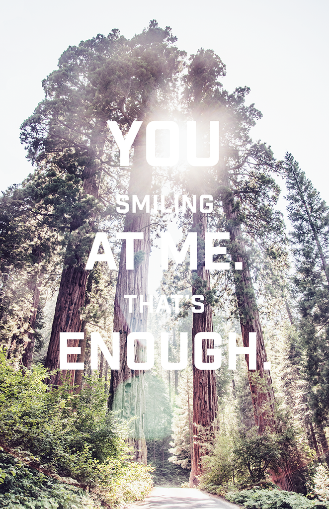 YOU SMILING AT ME
