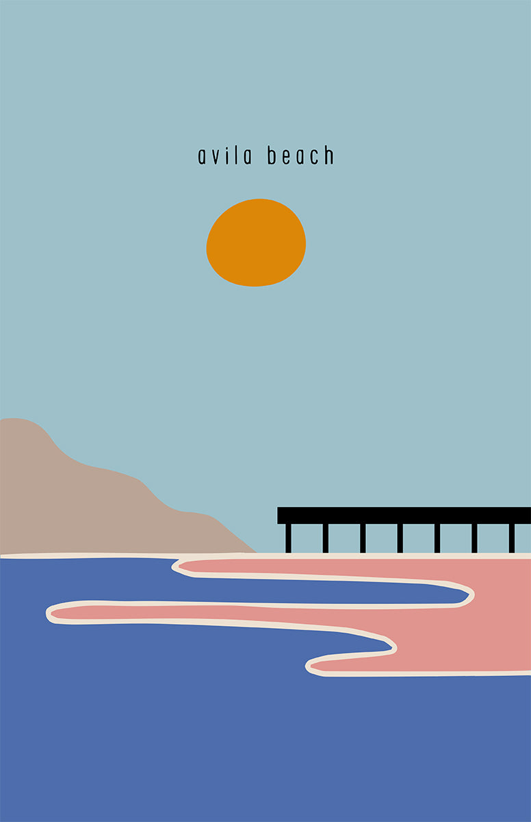 AVILA BEACH PRINT