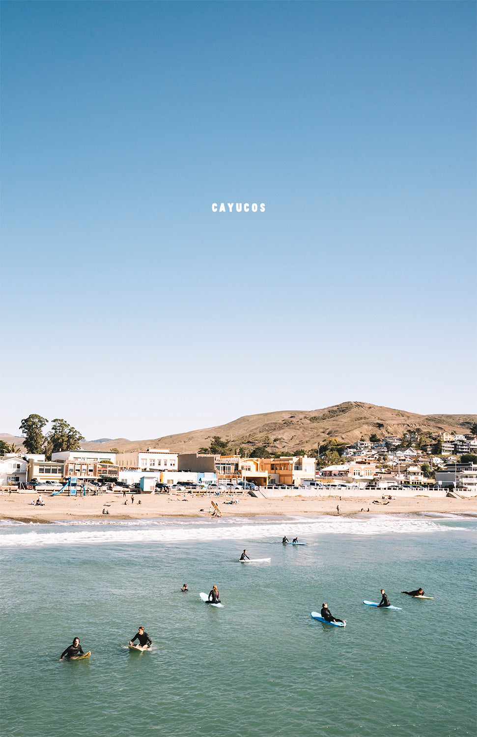 SURF DAY IN CAYUCOS PRINT