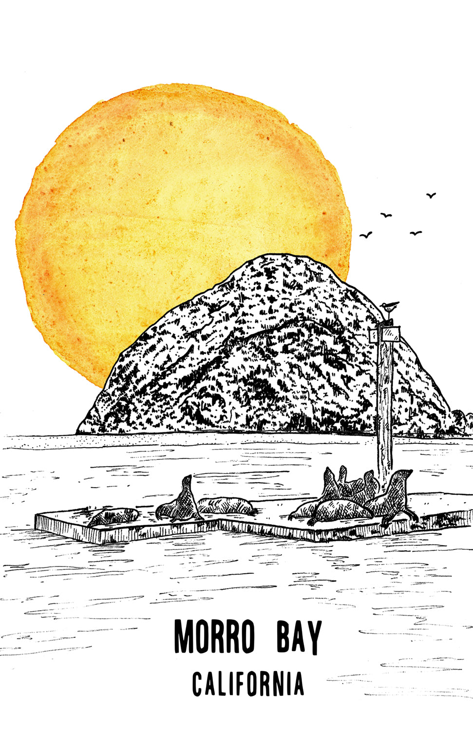 MORRO BAY, CA PRINT